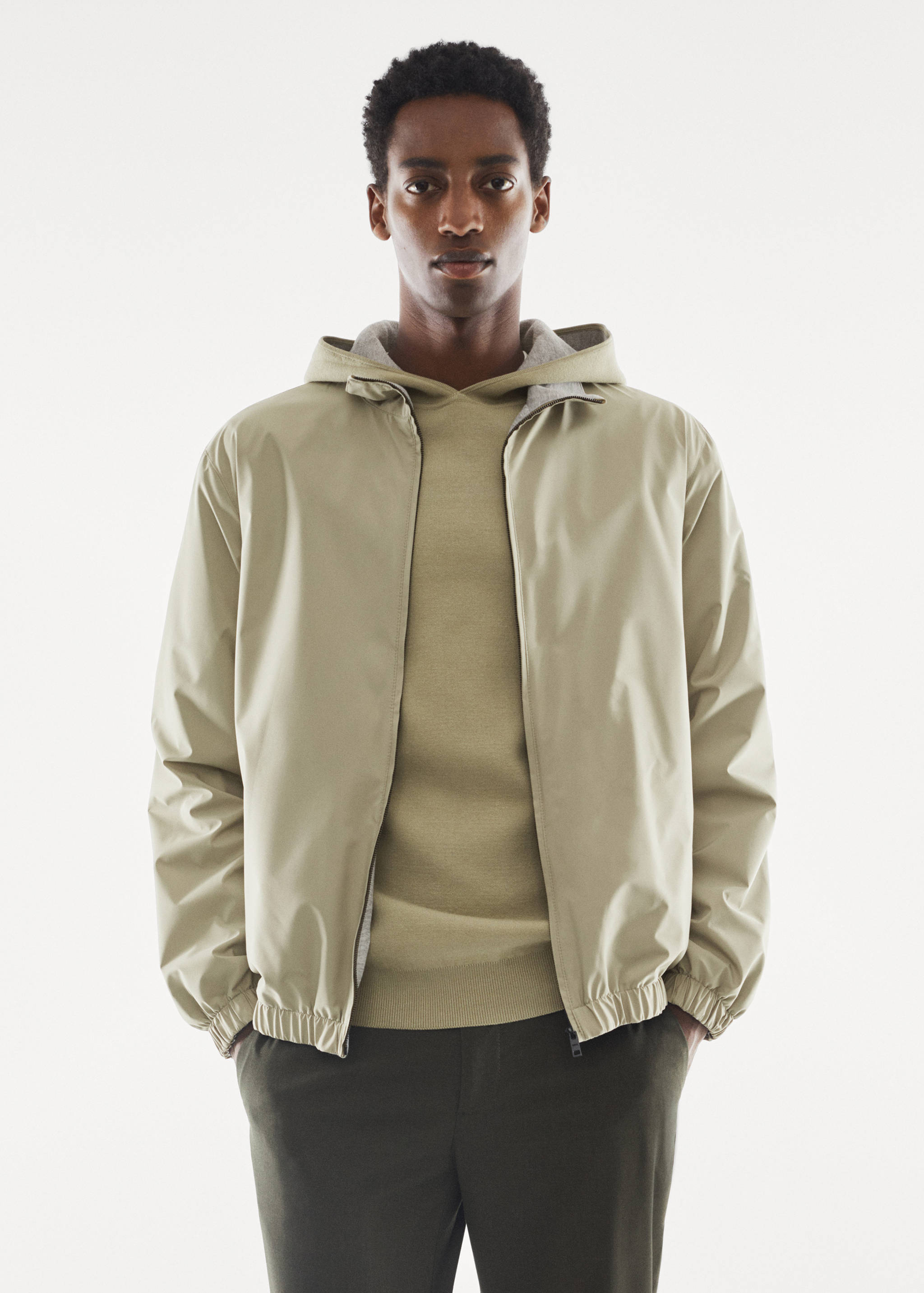 Veste hydrofuge - Plan moyen