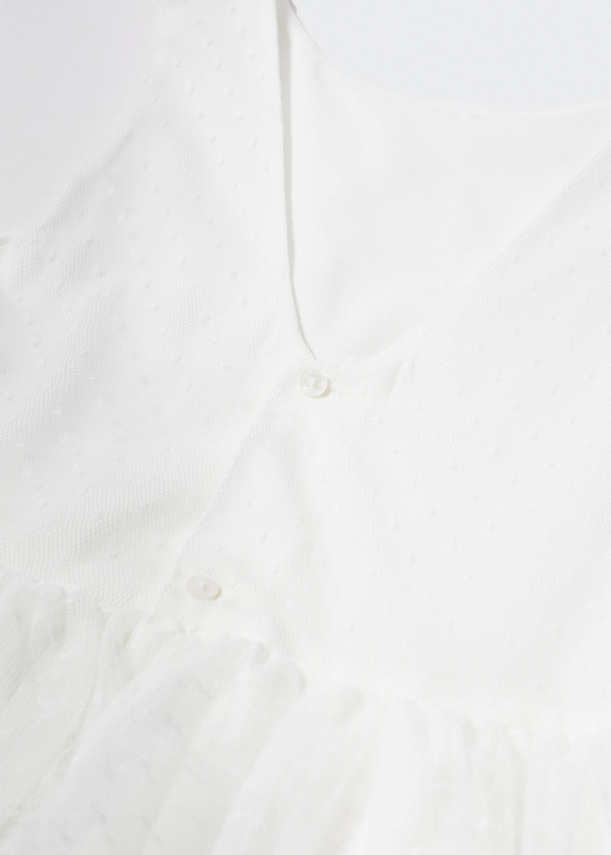 Tüllkleid mit Volantdetails - Detail des Artikels 0