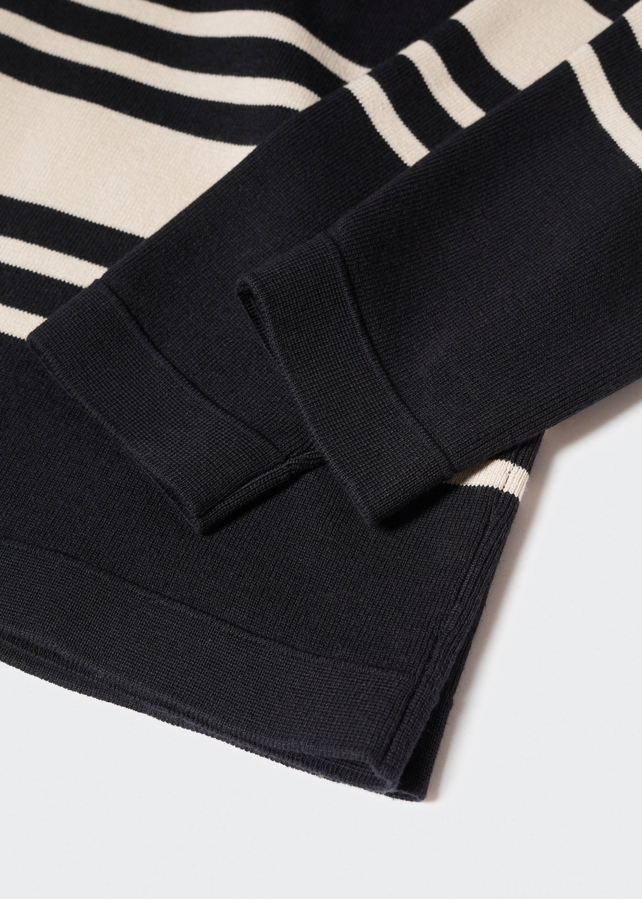 Πουλόβερ βαμβακερό ρίγες - Λεπτομέρεια του προϊόντος 8