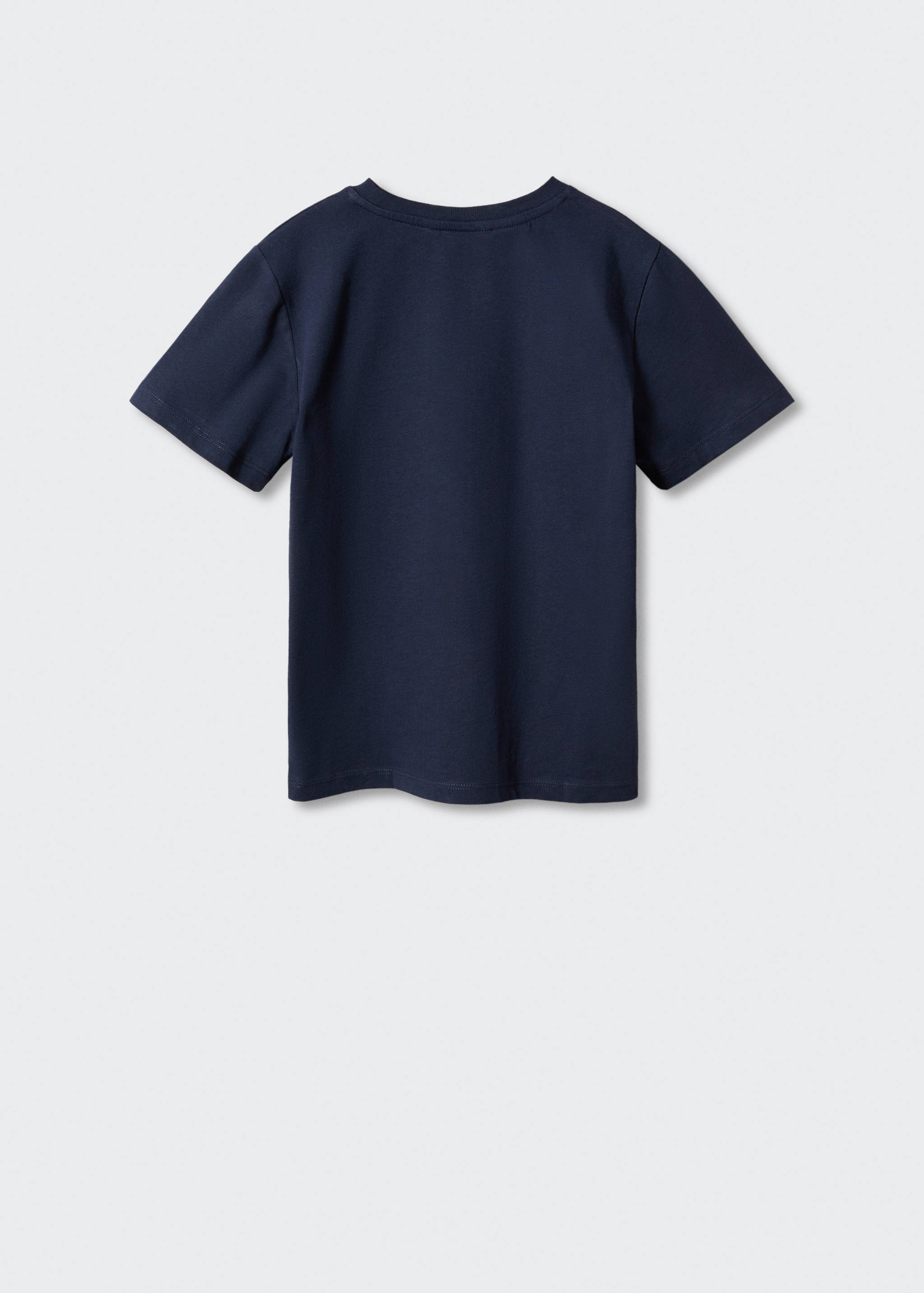 Printed cotton-blend T-shirt - Reverse of the article