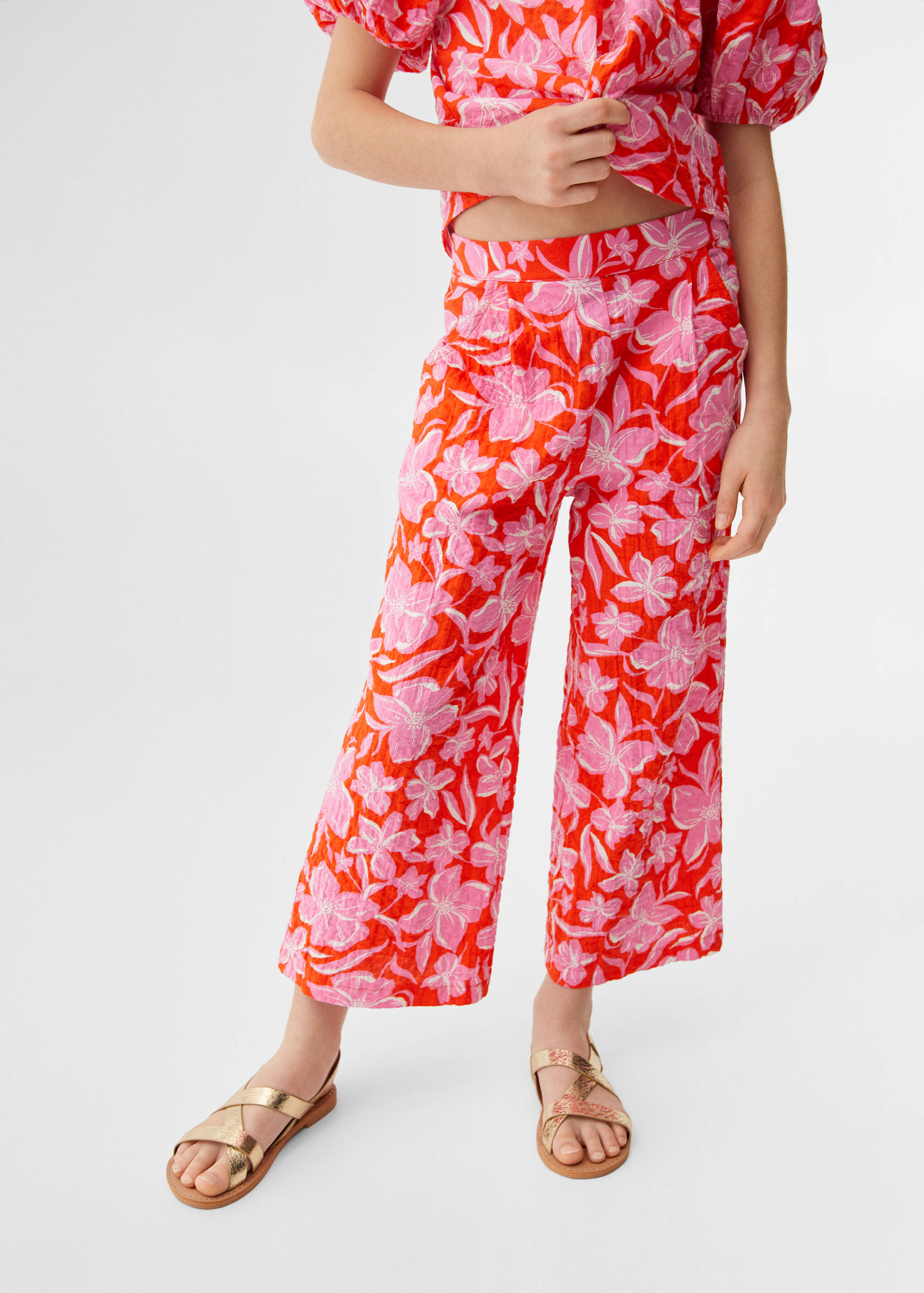 Flower culottes trousers - Details of the article 6