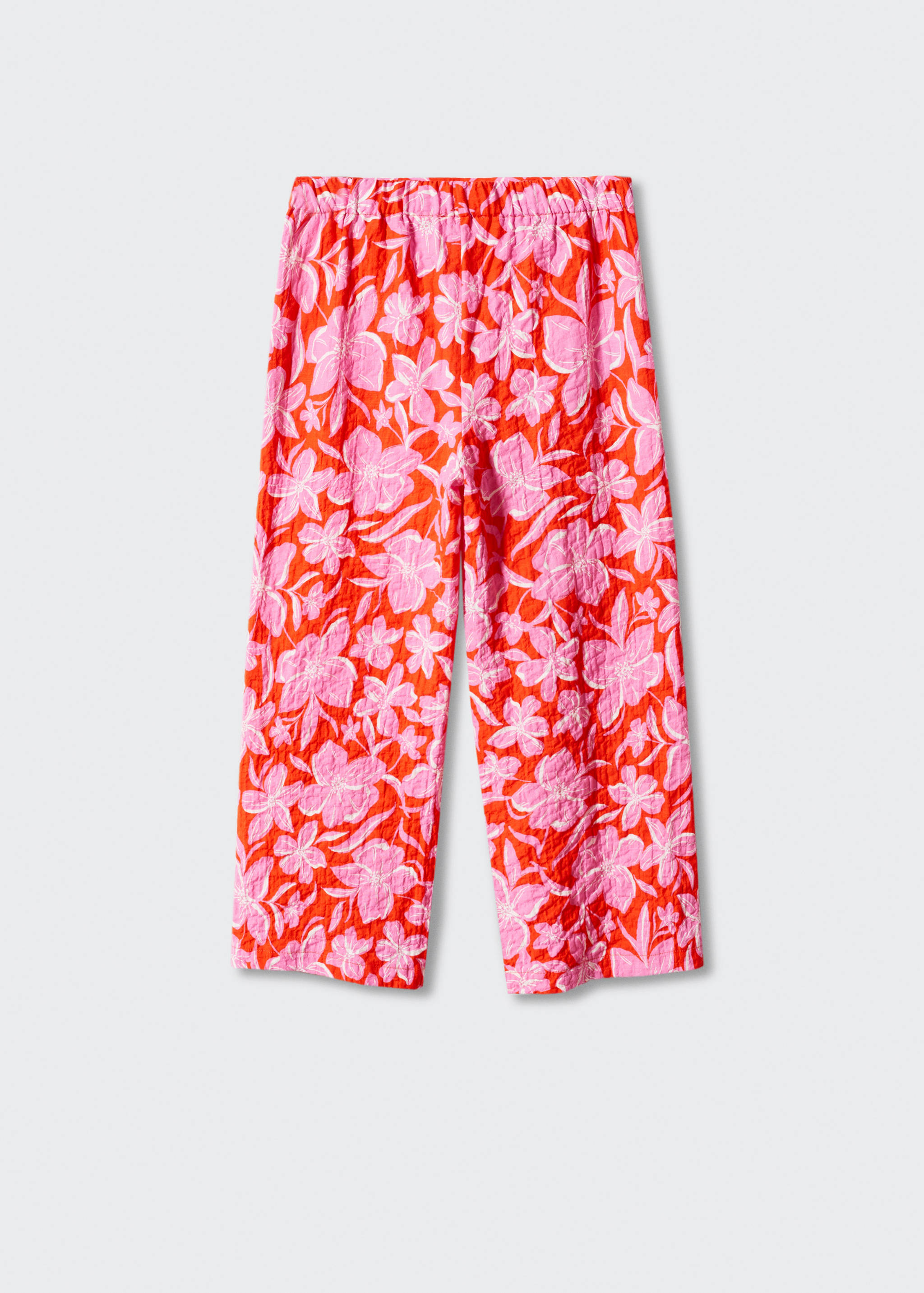 Flower culottes trousers - Reverse of the article