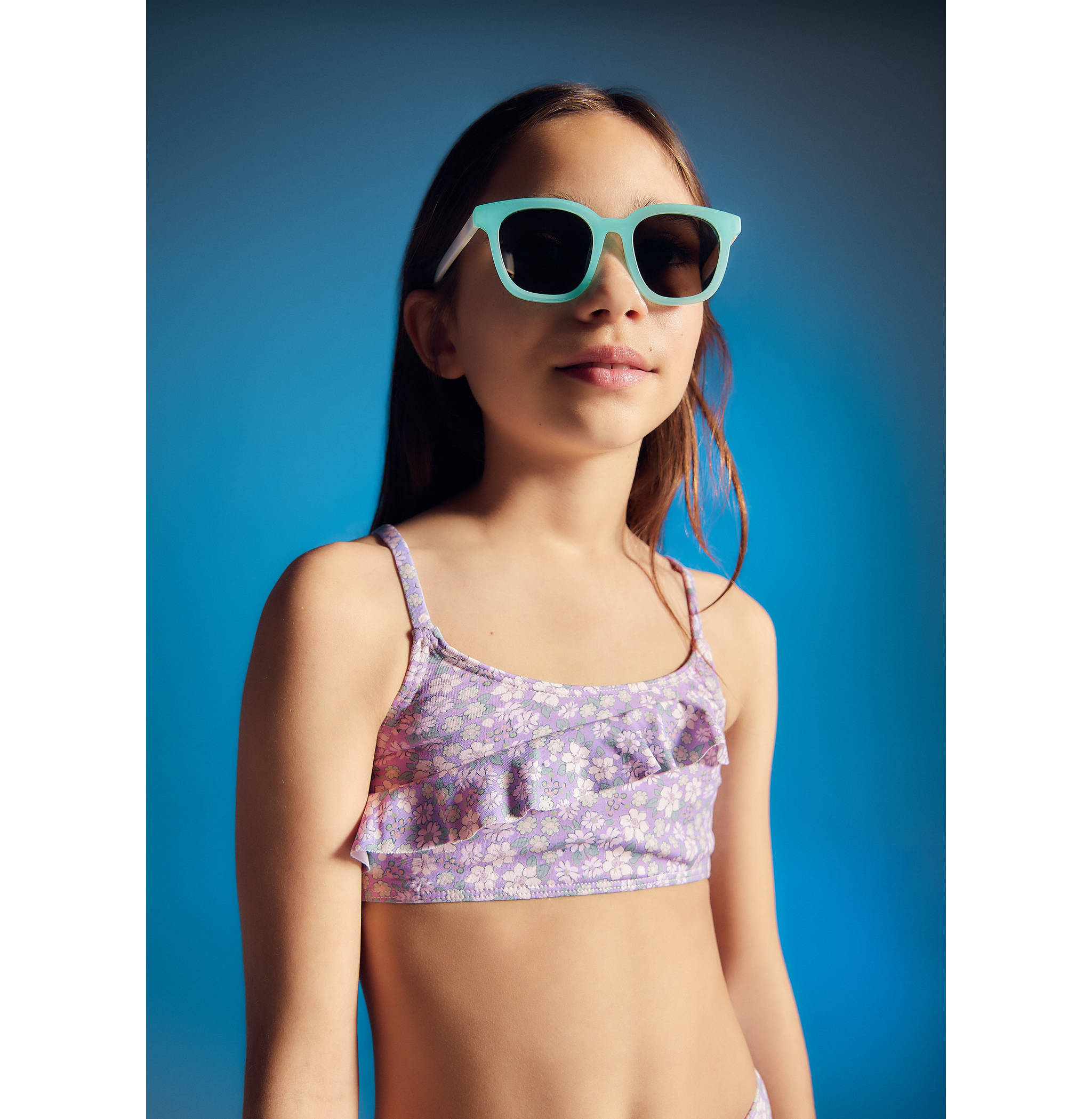 Lunettes de soleil monture plastique - Plan général