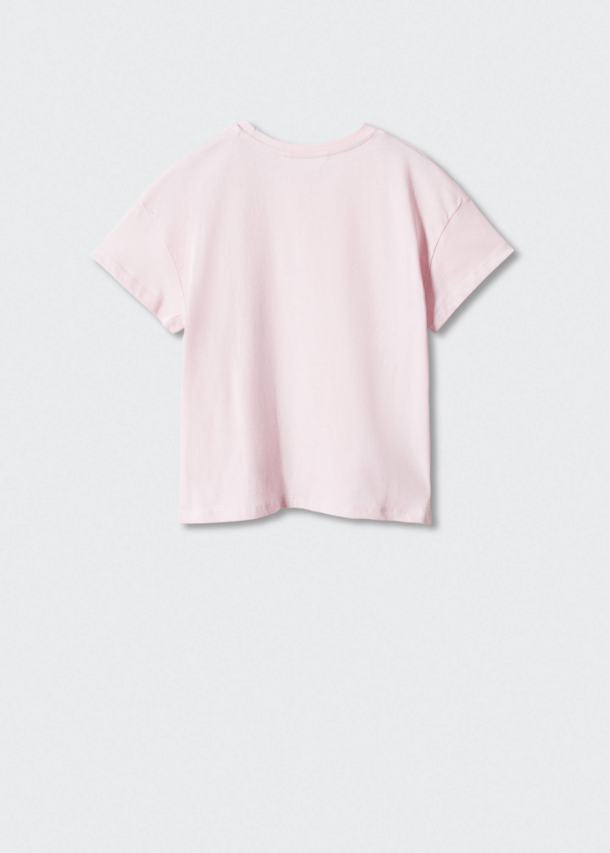 T-shirt med broderade fjärilar - Artikelns baksida