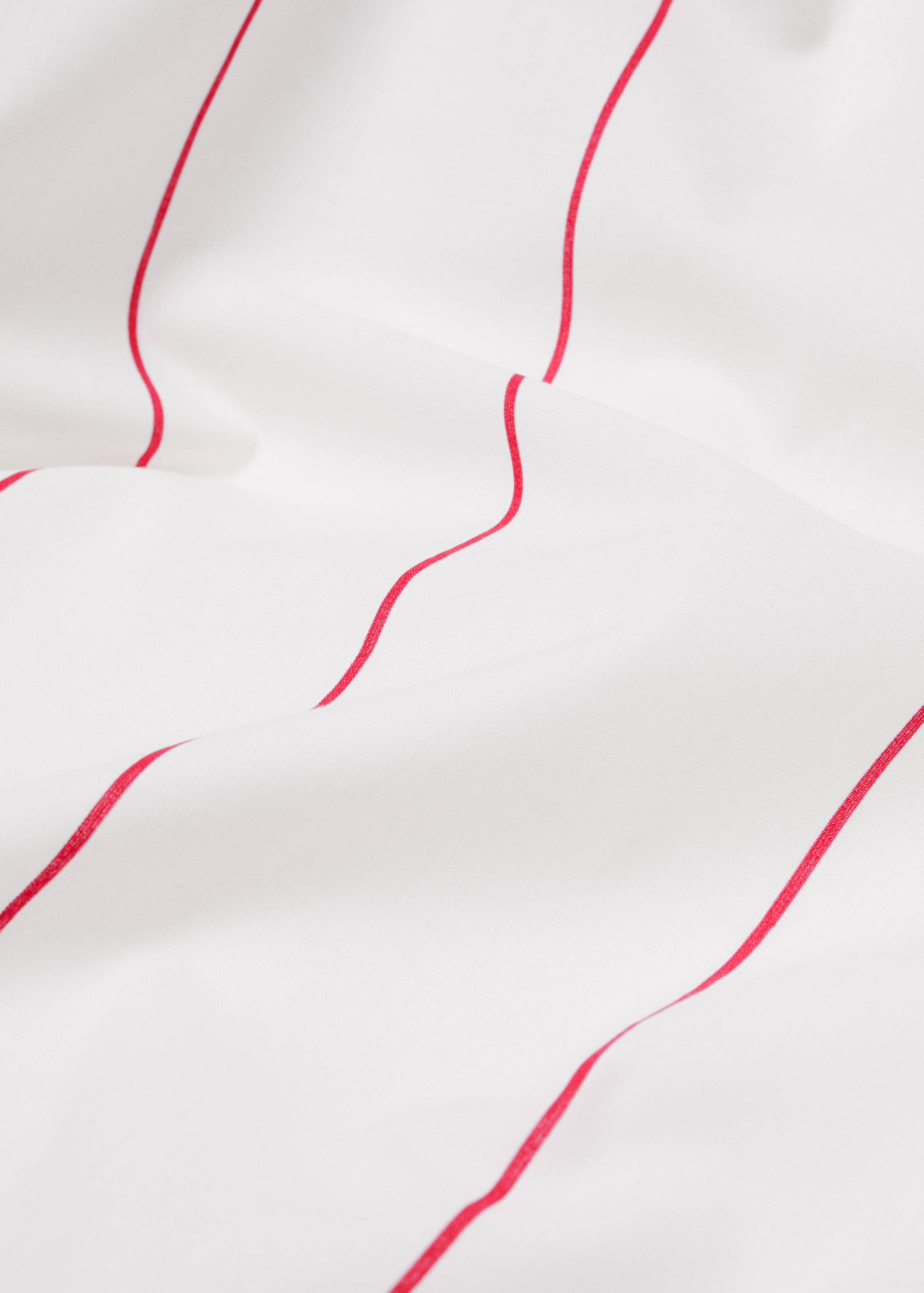 Housse de couette coton imprimée rayures Lit 180/200 cm - Détail de l'article 1