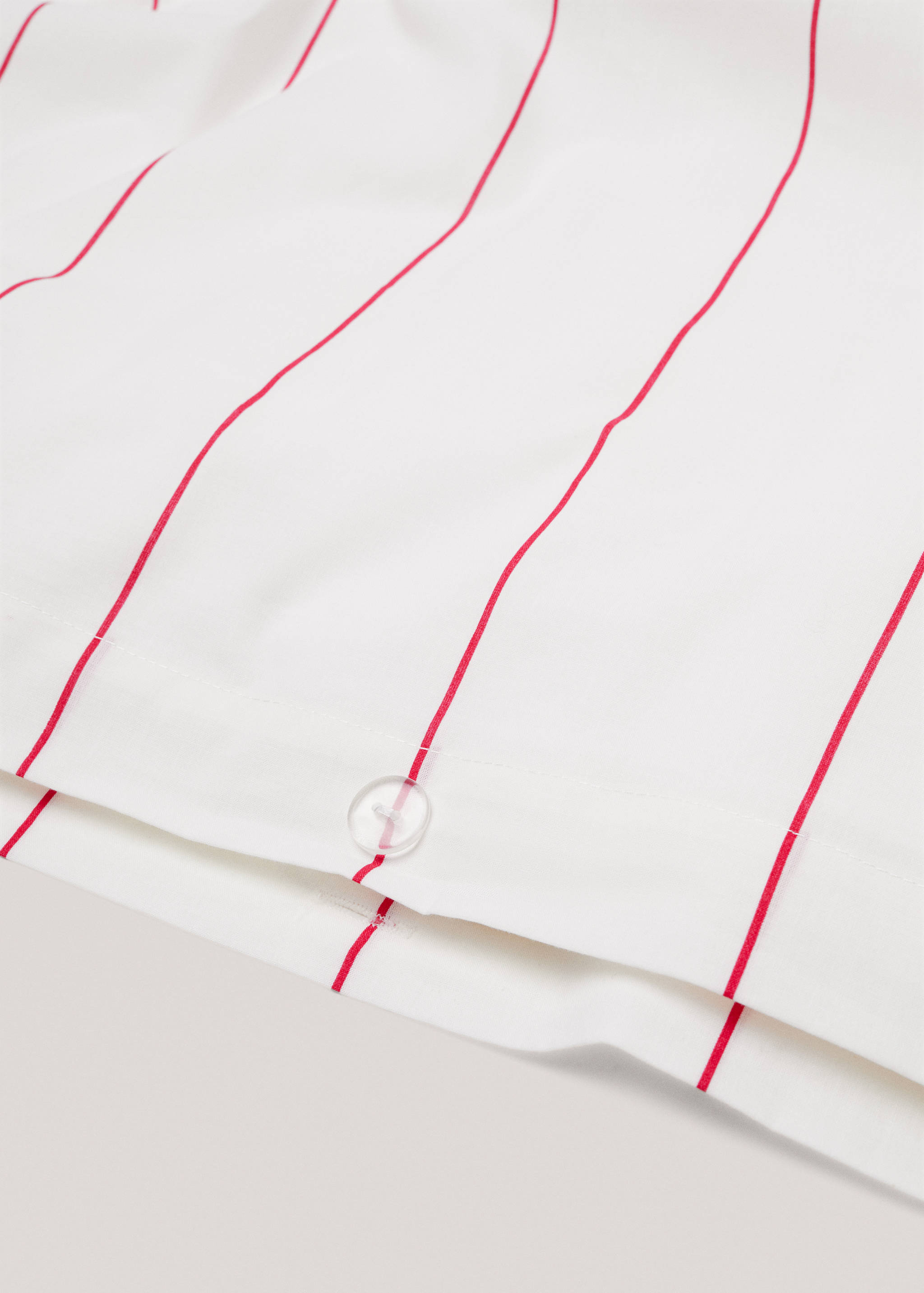 Housse de couette coton imprimée rayures Lit 180/200 cm - Détail de l'article 2