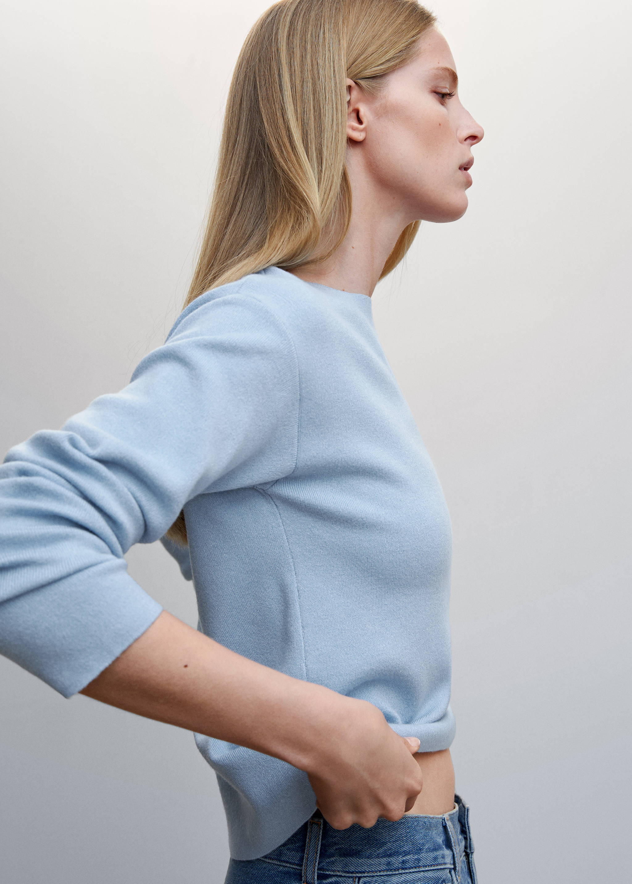 Pull-over maille fine col bateau - Détail de l'article 1