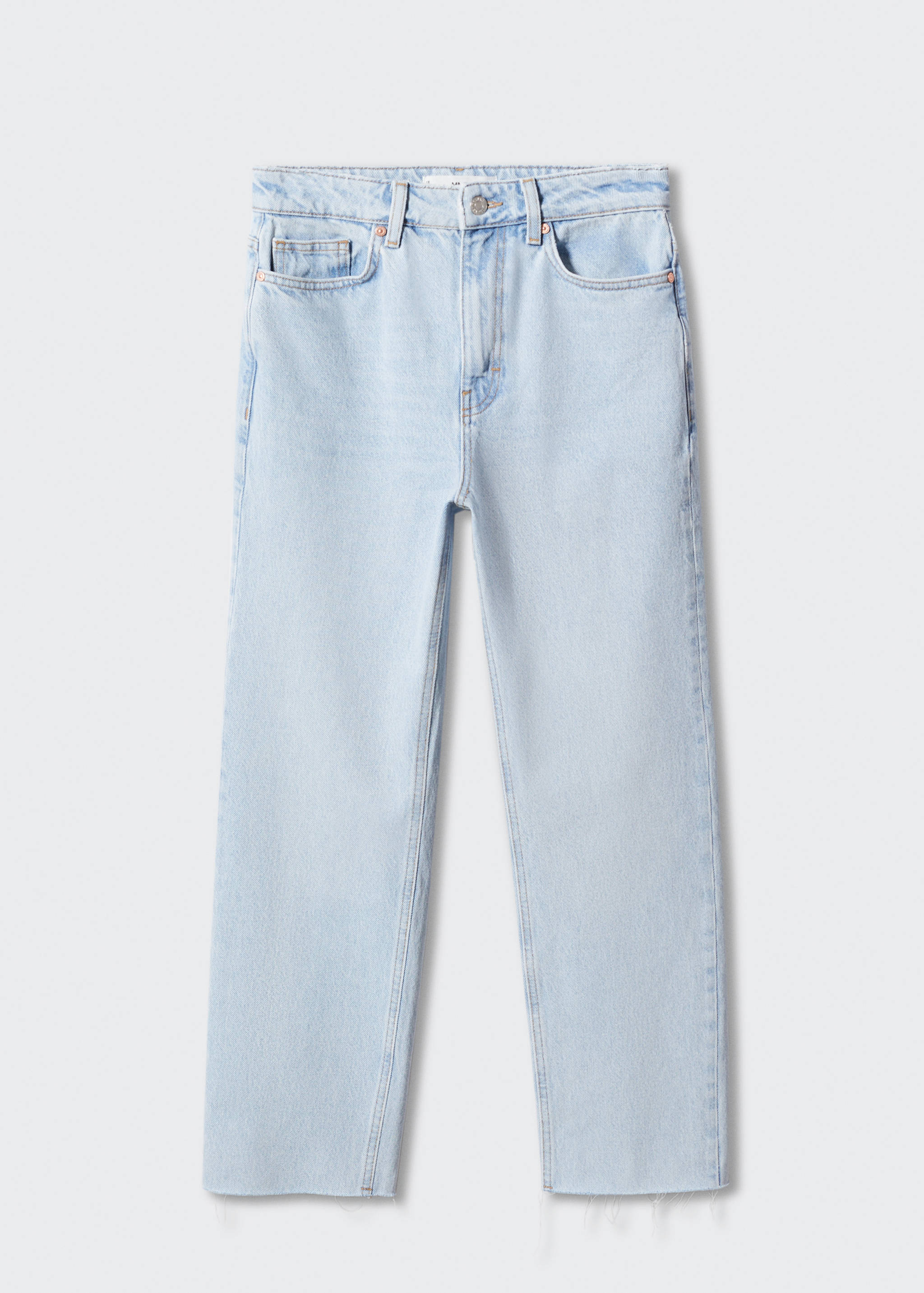 High waist straight jeans - Article without model