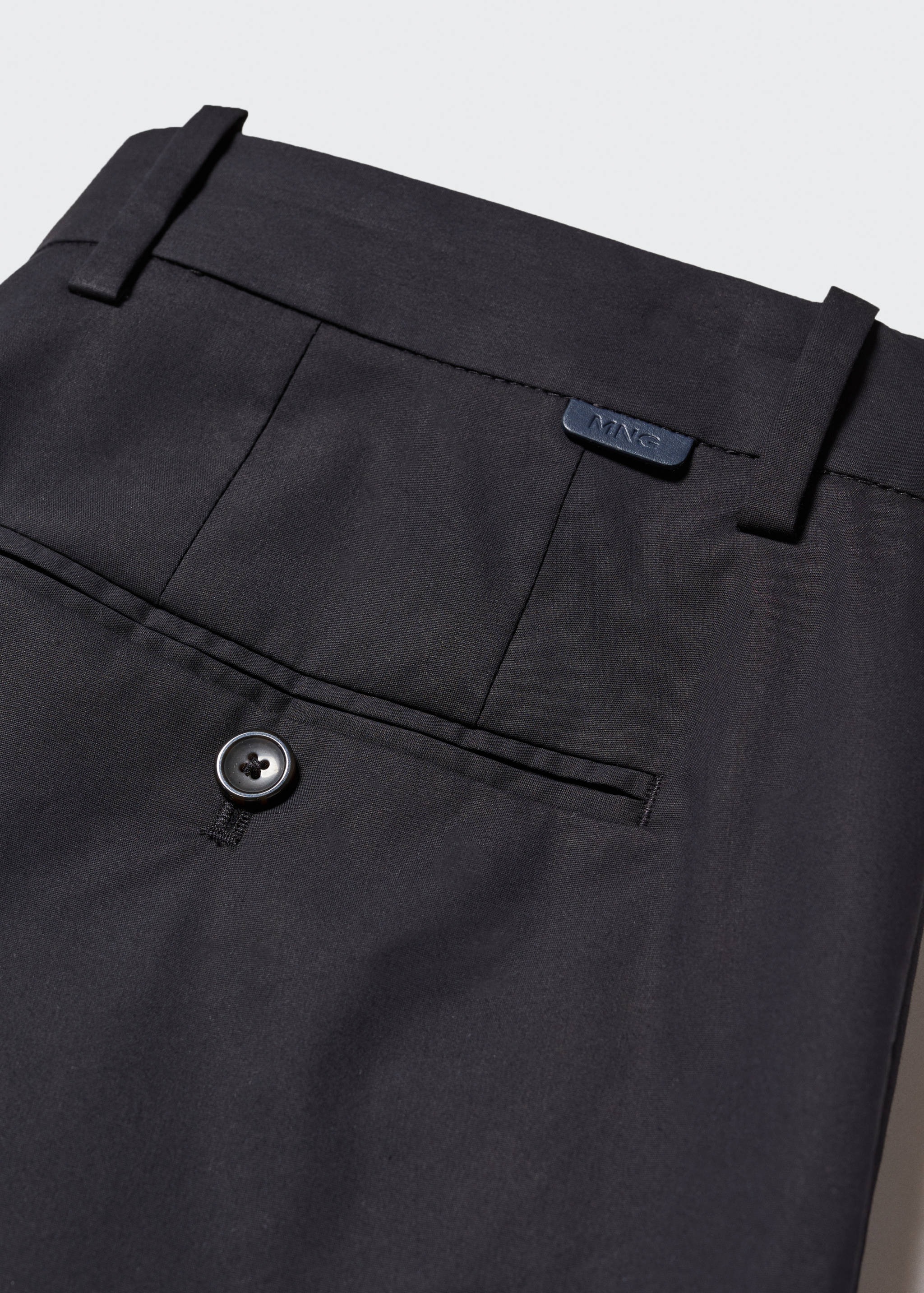 Cotton pleated trousers - Details of the article 8
