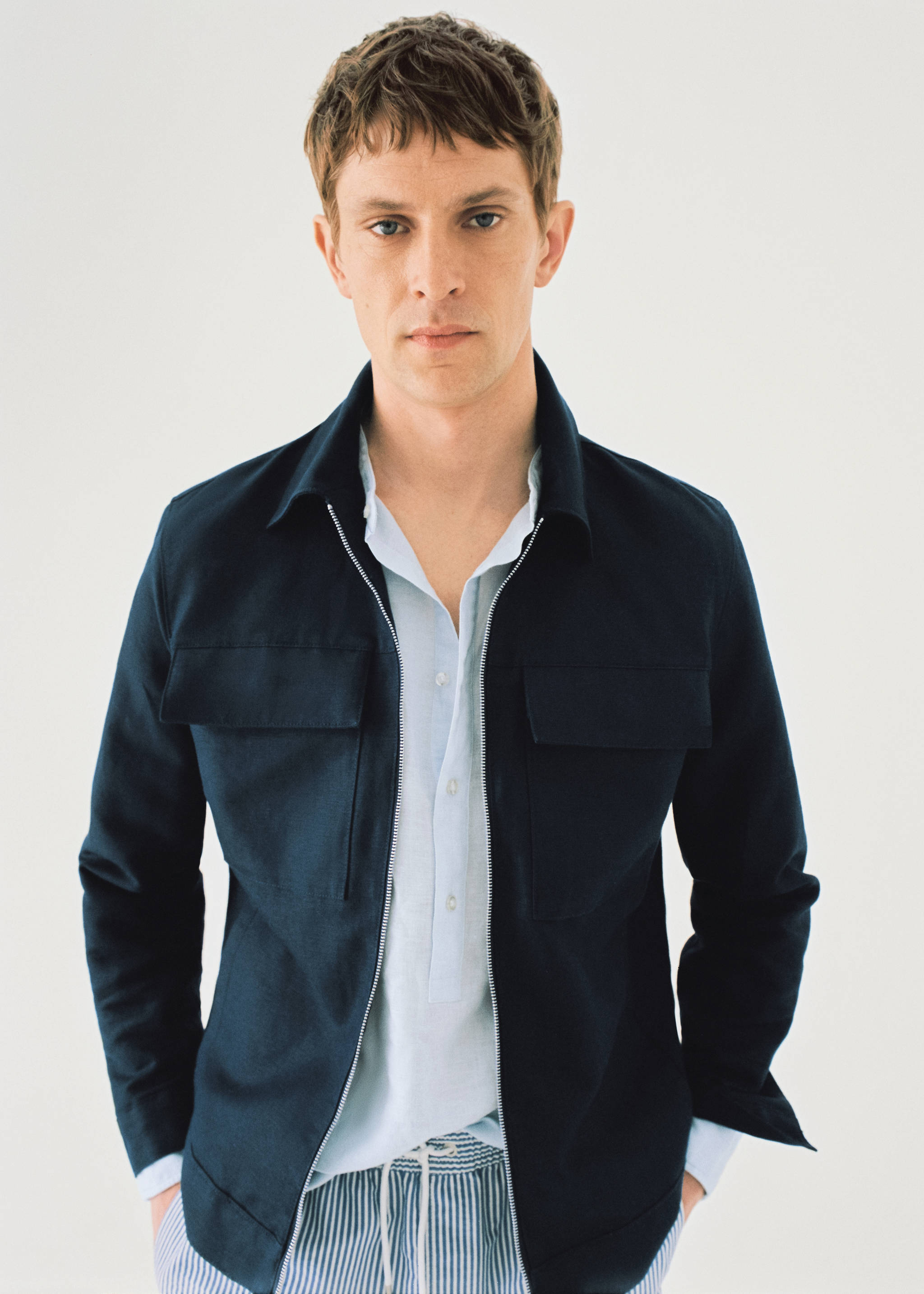 Veste en lin poches - Détail de l'article 5