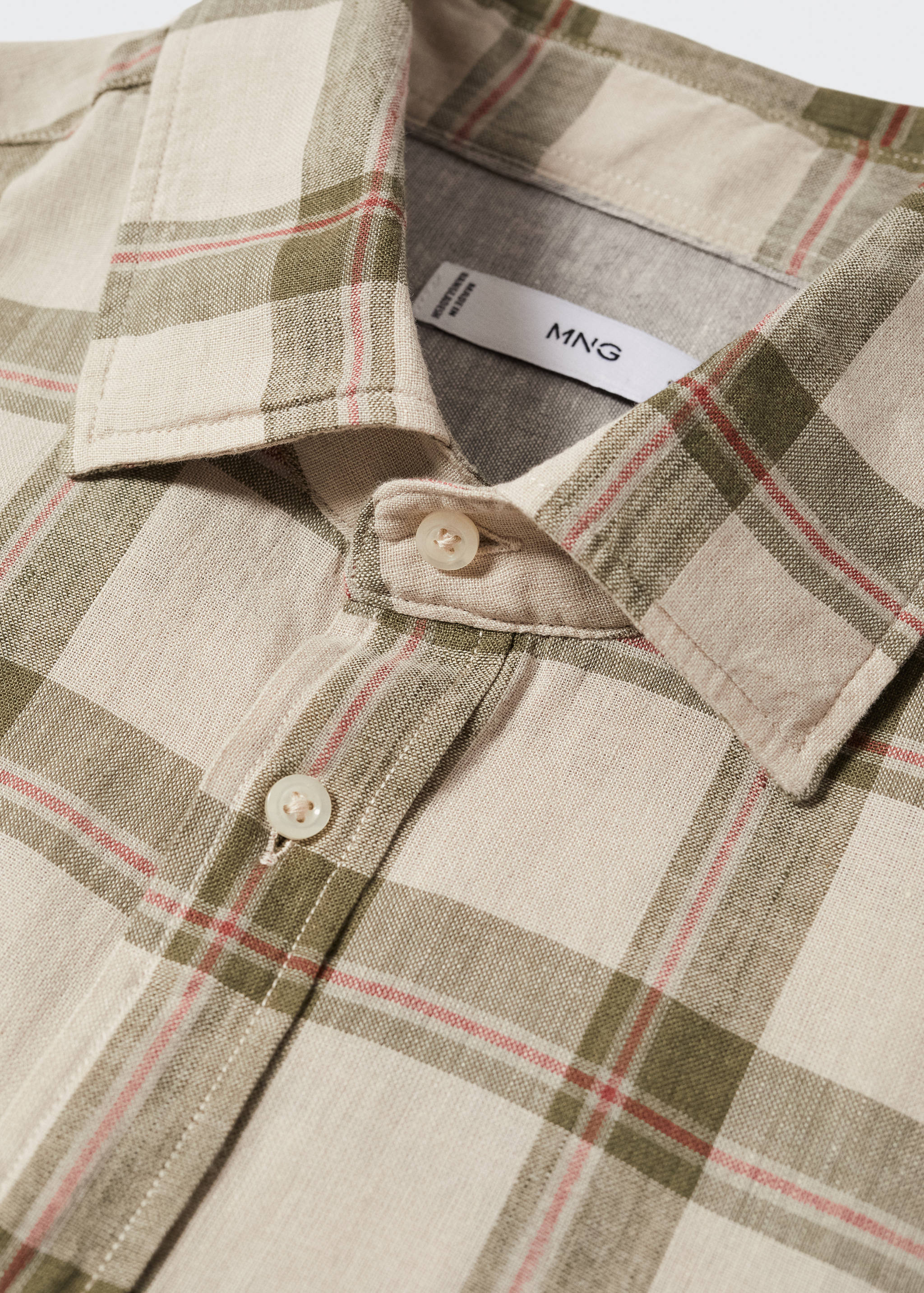Camisa 100% lli quadres - Detall de l'article 8