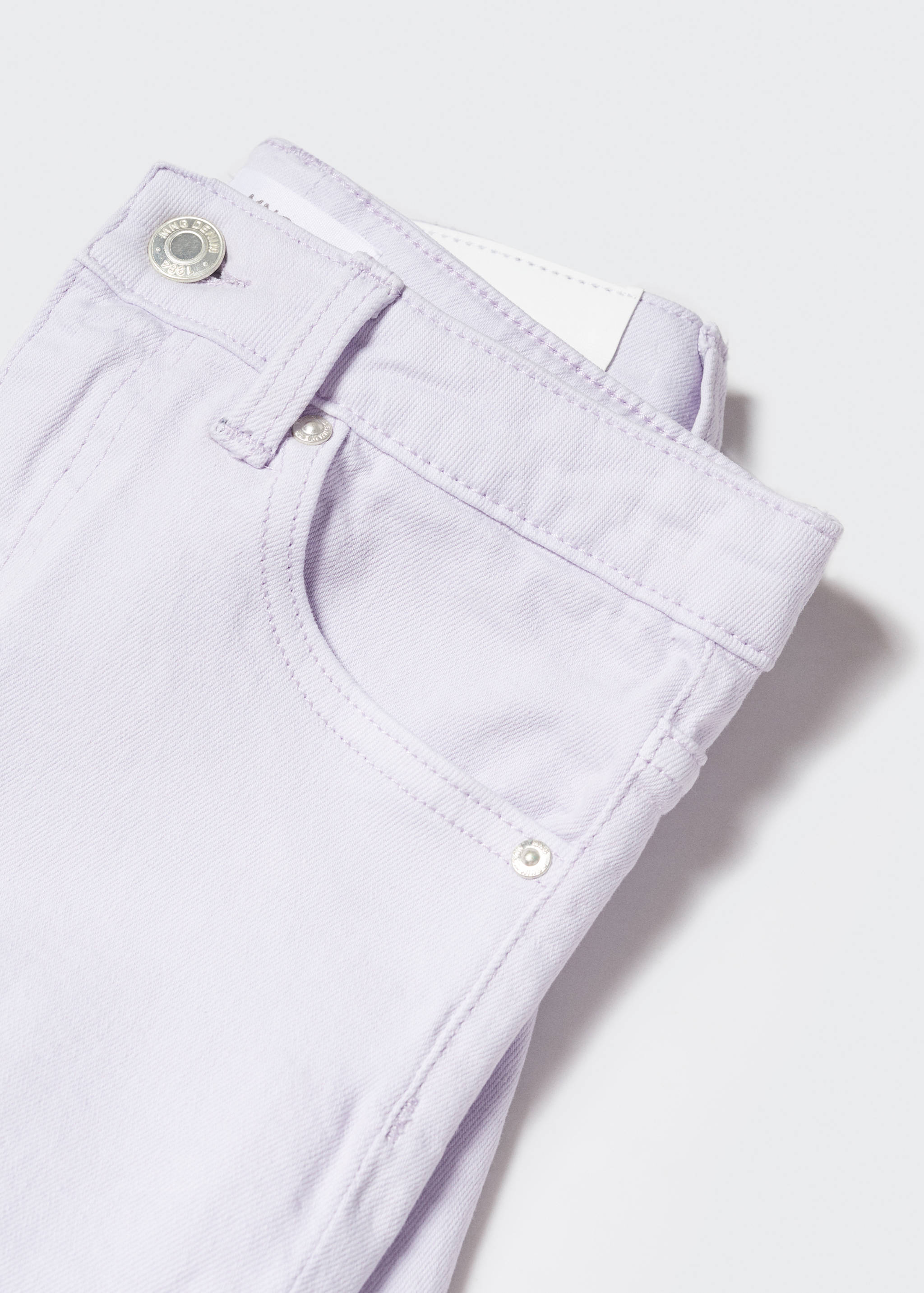 Gerafelde denim shorts - Detail van het artikel 8