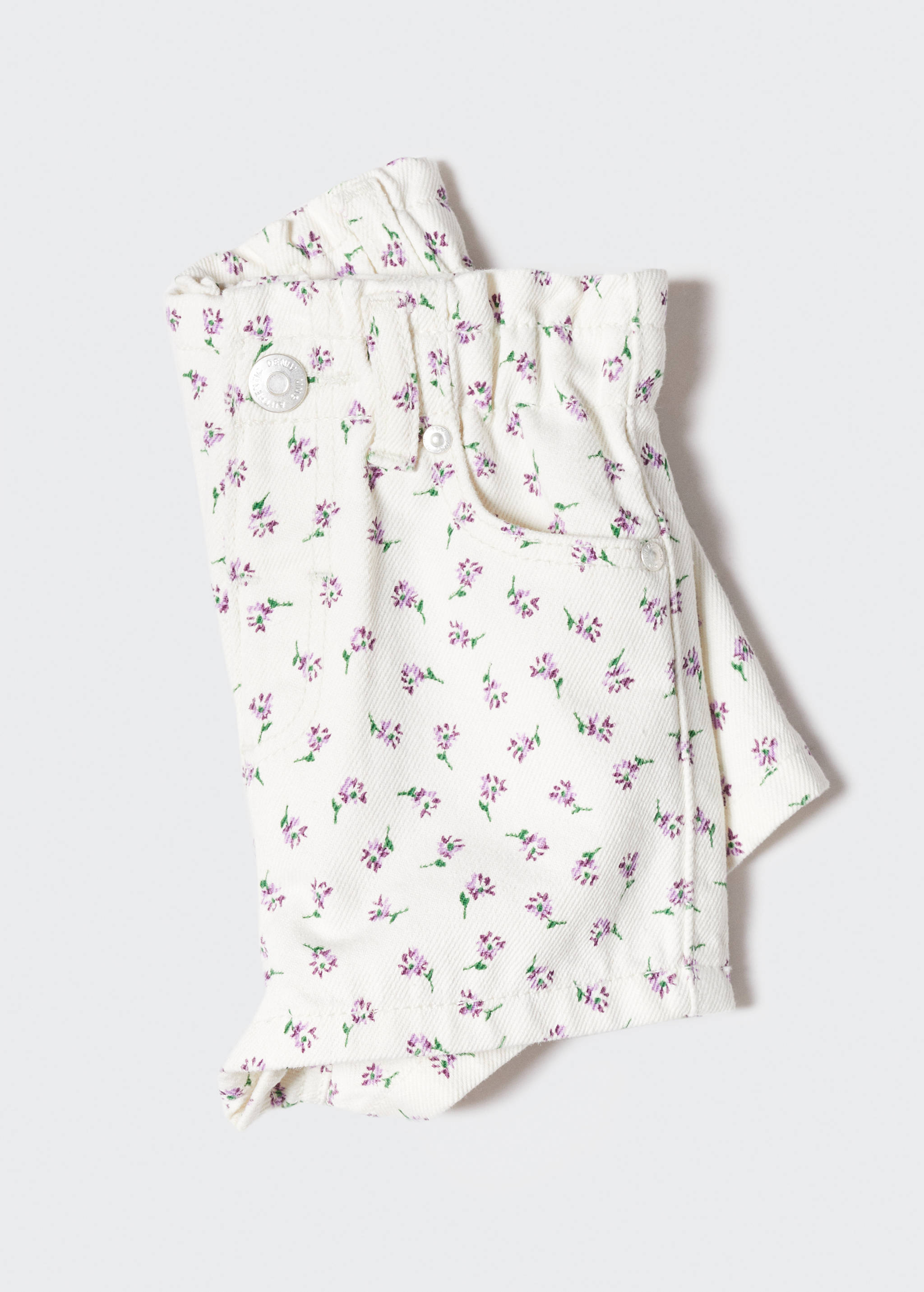 Printed cotton shorts - Details of the article 8