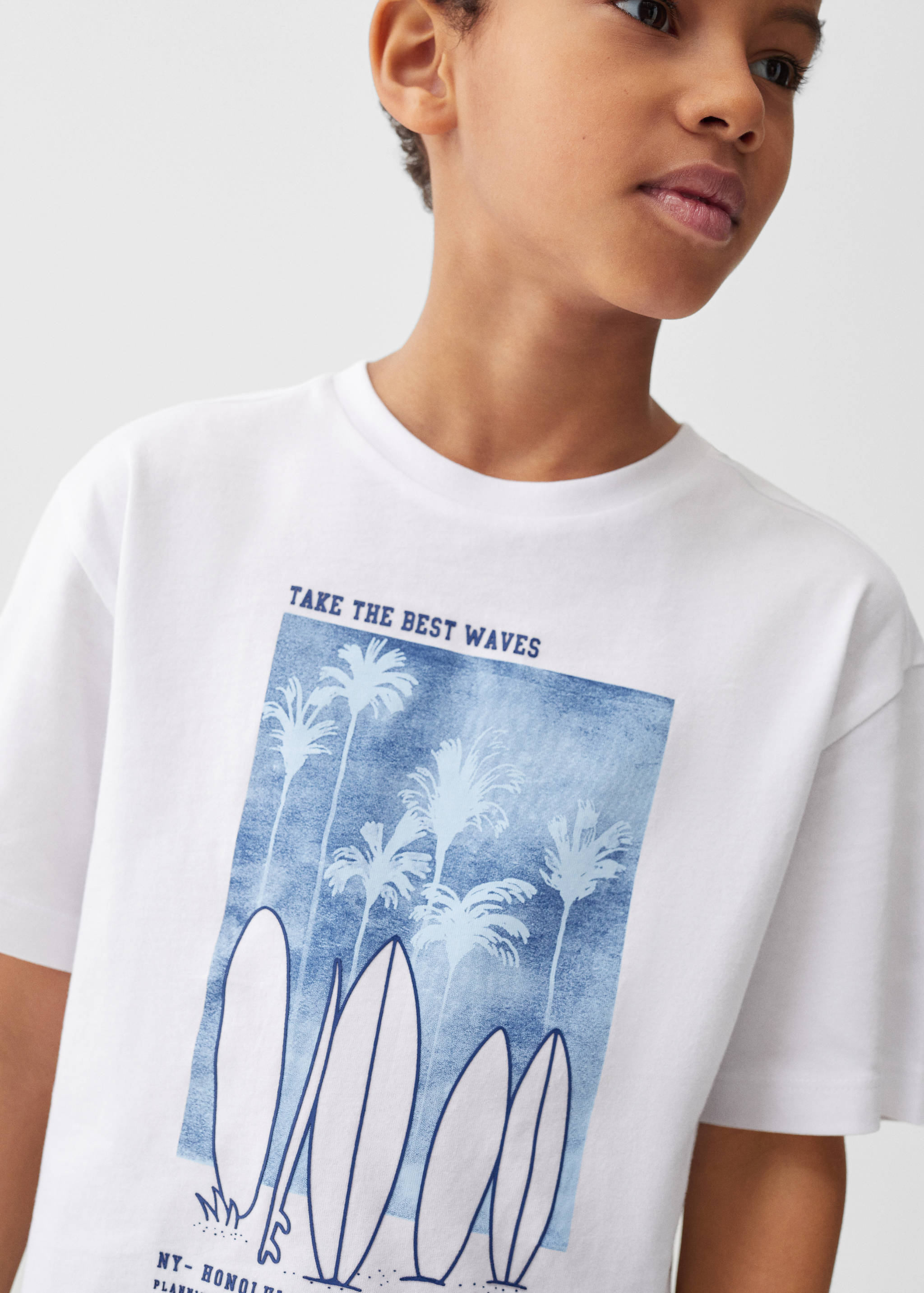 Samarreta barreja cotó estampada - Detall de l'article 1