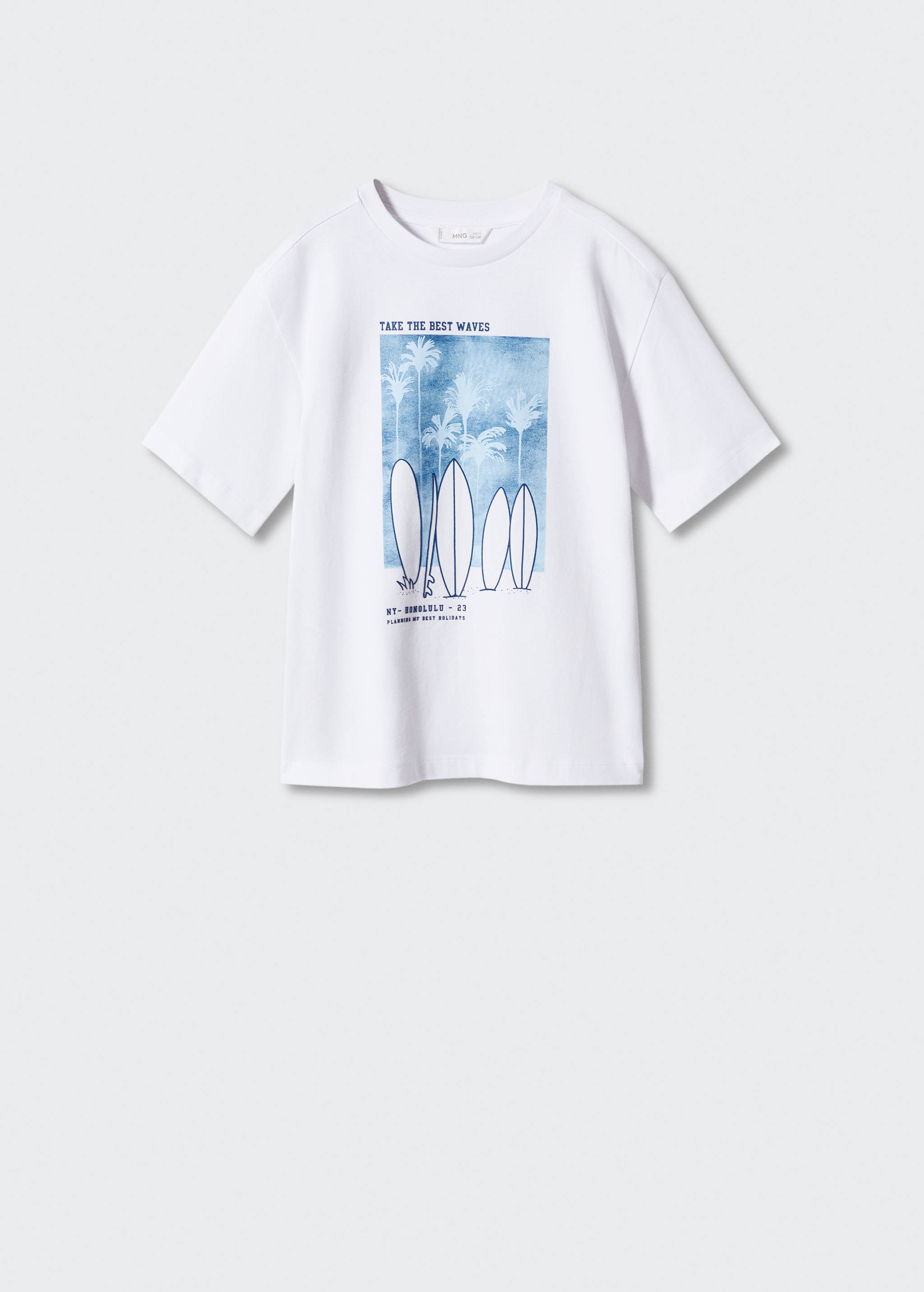 Samarreta barreja cotó estampada - Article sense model