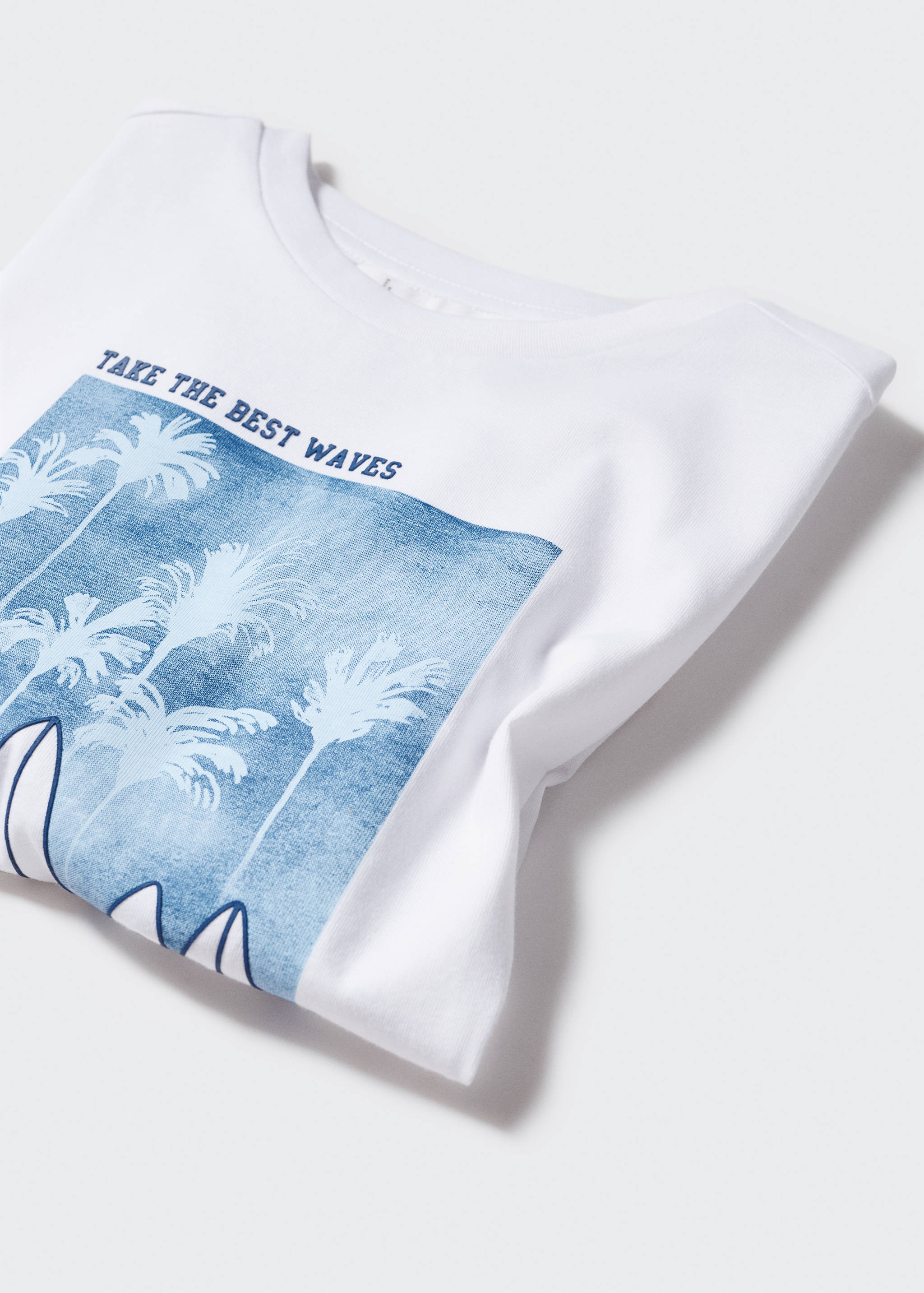 Samarreta barreja cotó estampada - Detall de l'article 8