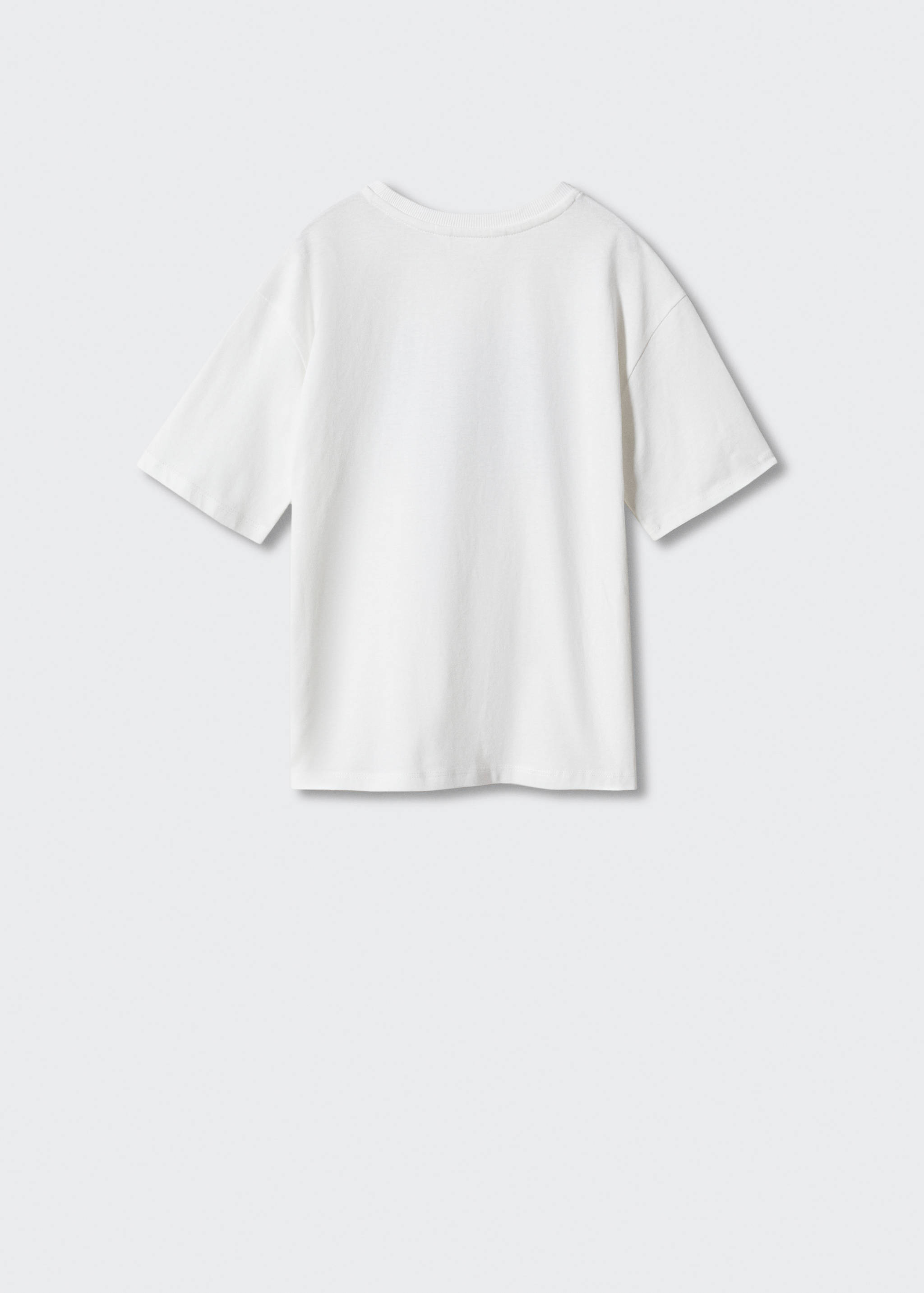 Printed cotton-blend t-shirt - Reverse of the article