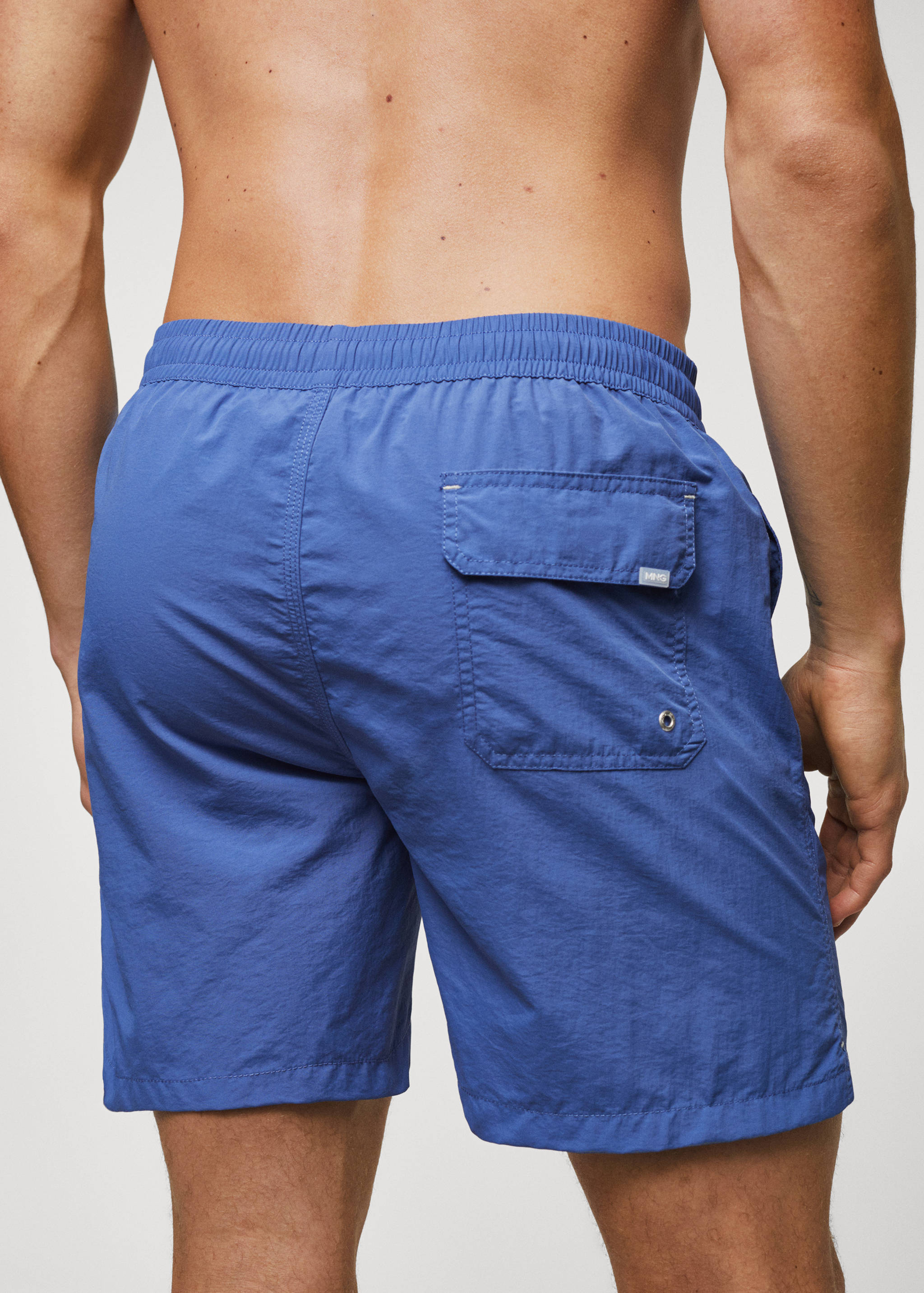 Cord plain swimming trunks - Details of the article 4