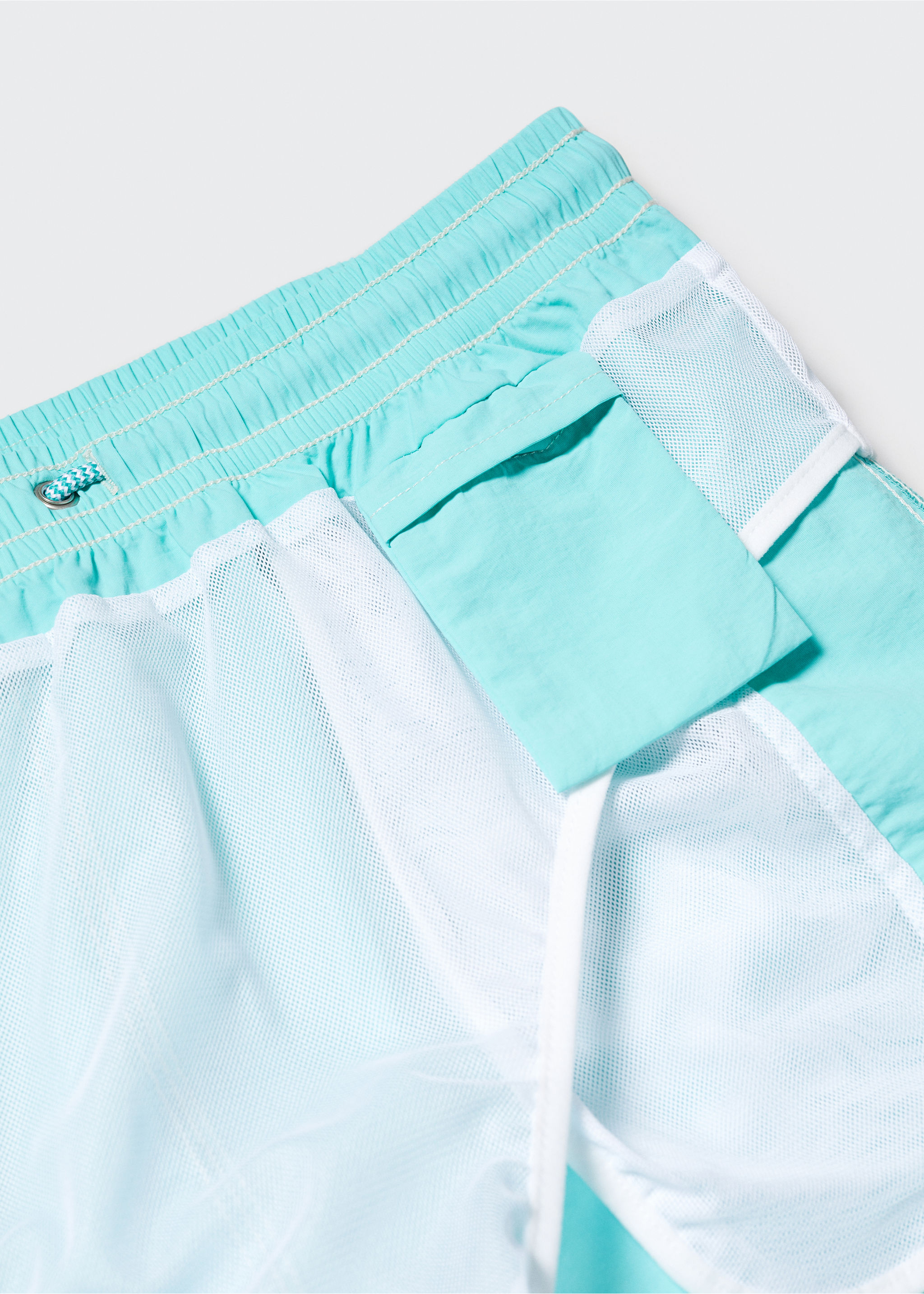 Cord plain swimming trunks - Details of the article 8