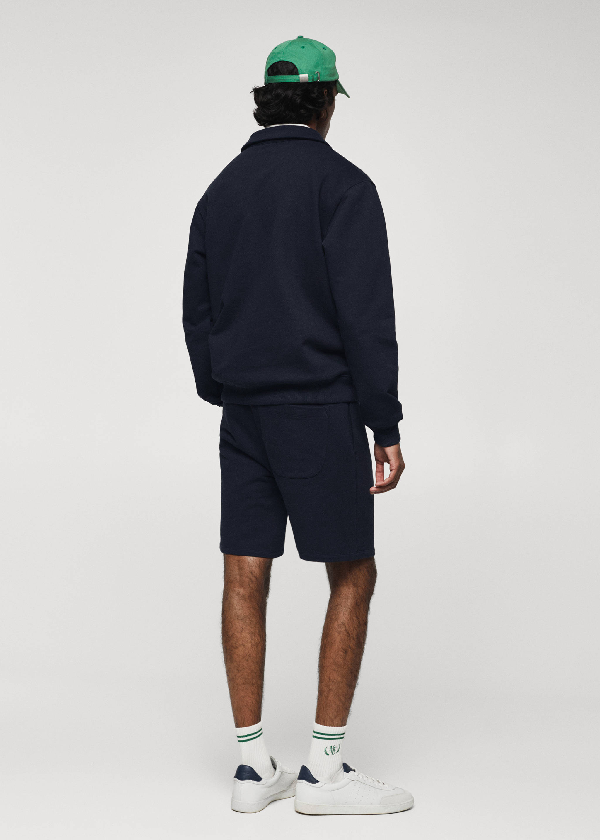 Message cotton sweatshirt - Reverse of the article