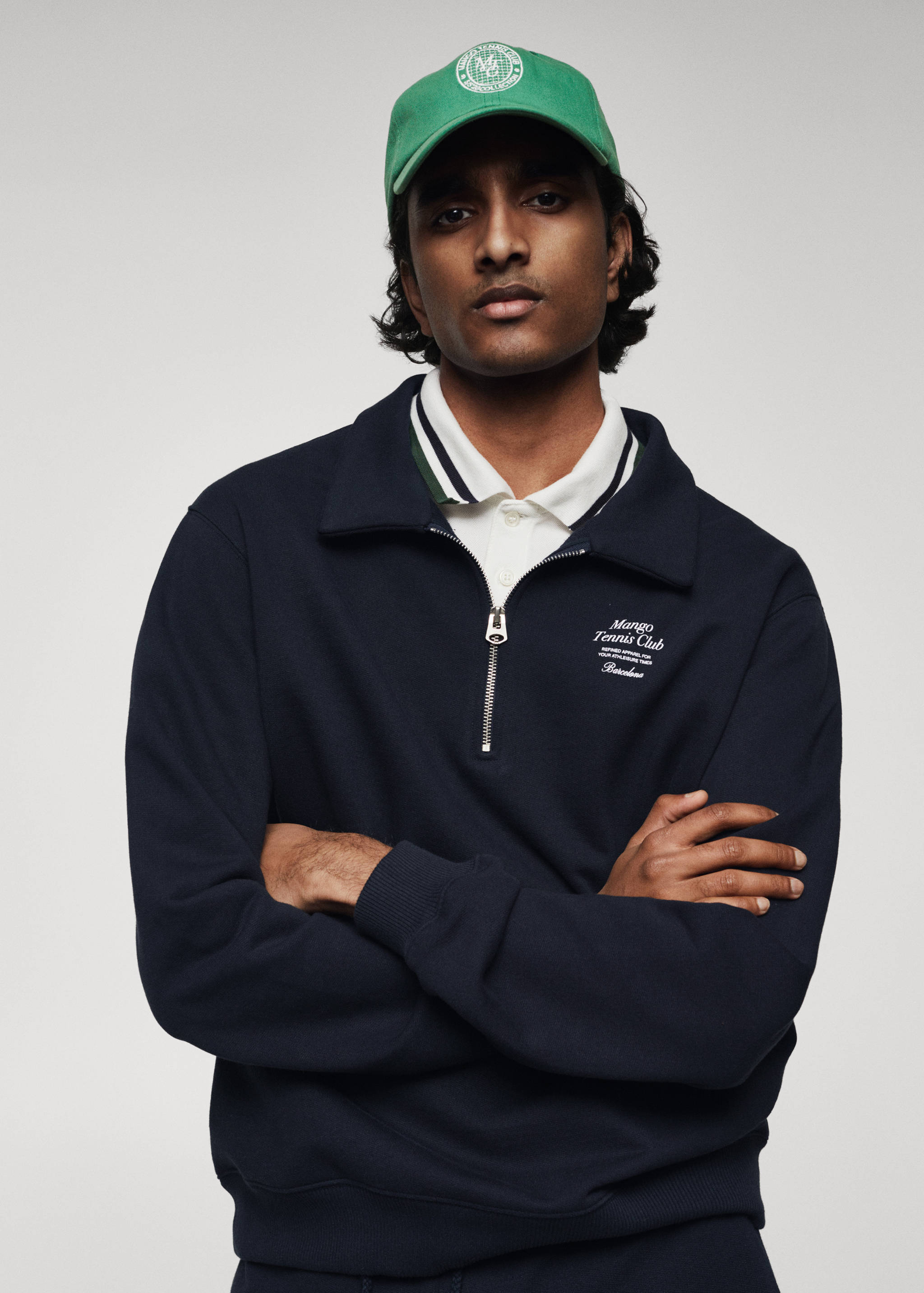 Message cotton sweatshirt - Details of the article 1