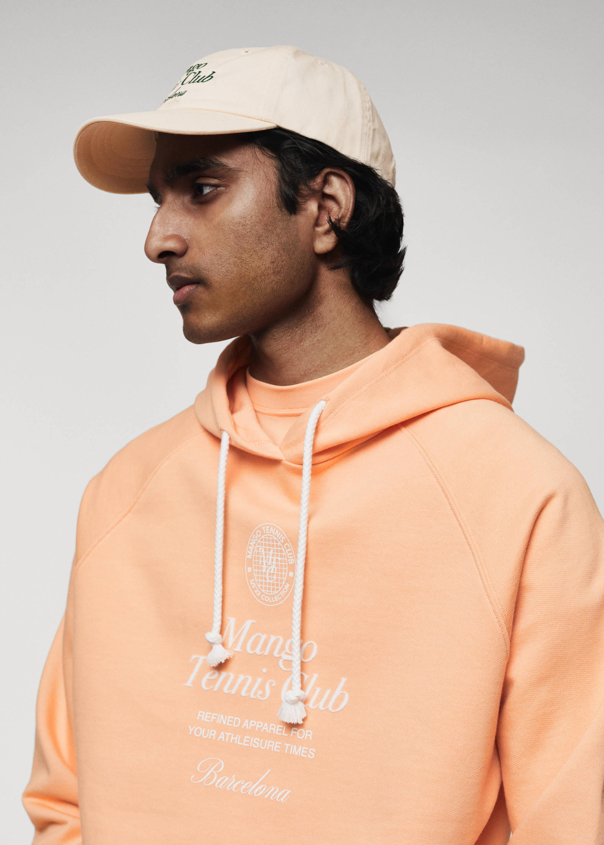 100% cotton hooded sweatshirt text - Details of the article 1