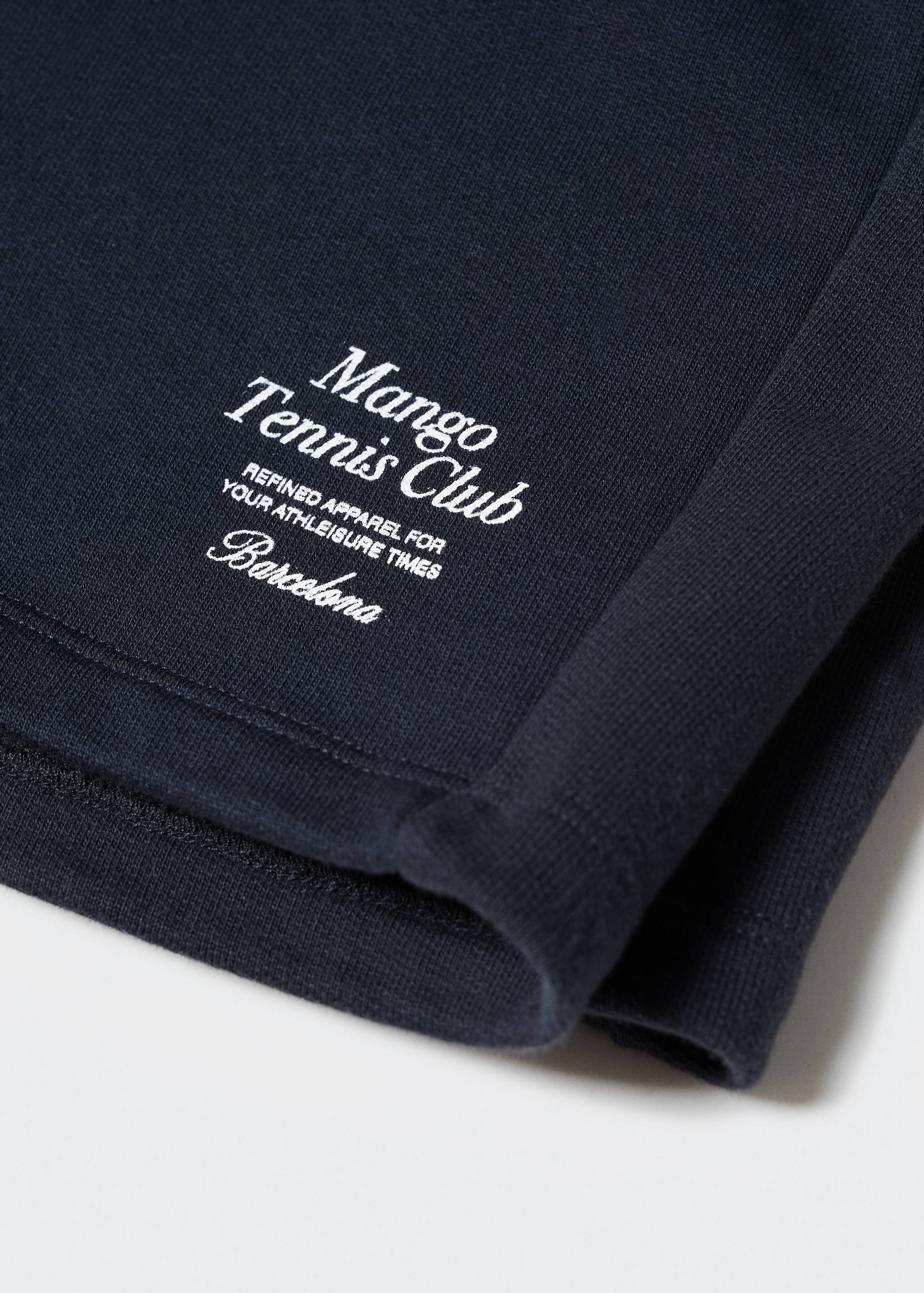 Cotton shorts with drawstring - Details of the article 8