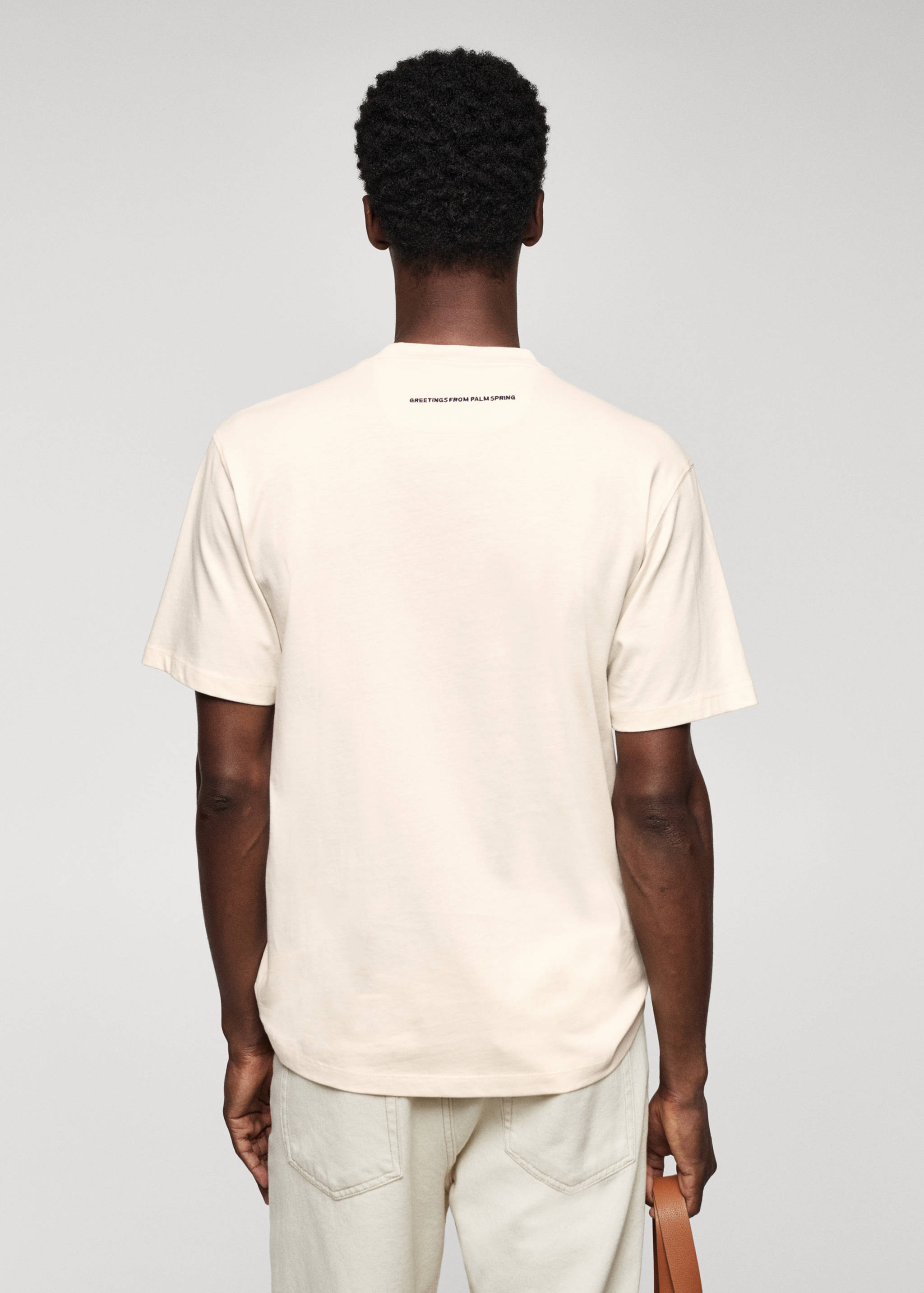 100% cotton printed t-shirt - Reverse of the article