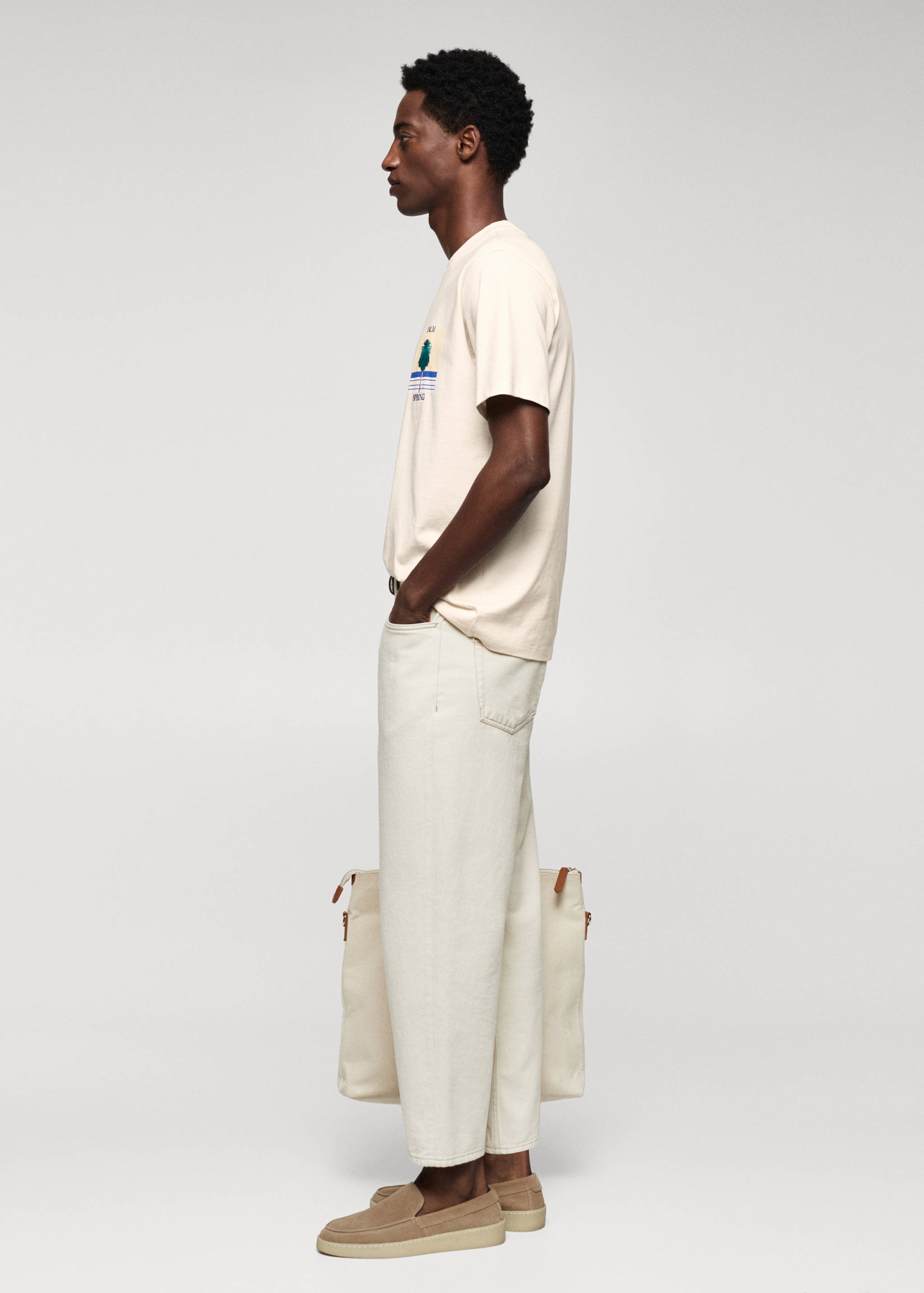 100% cotton printed t-shirt - Details of the article 2