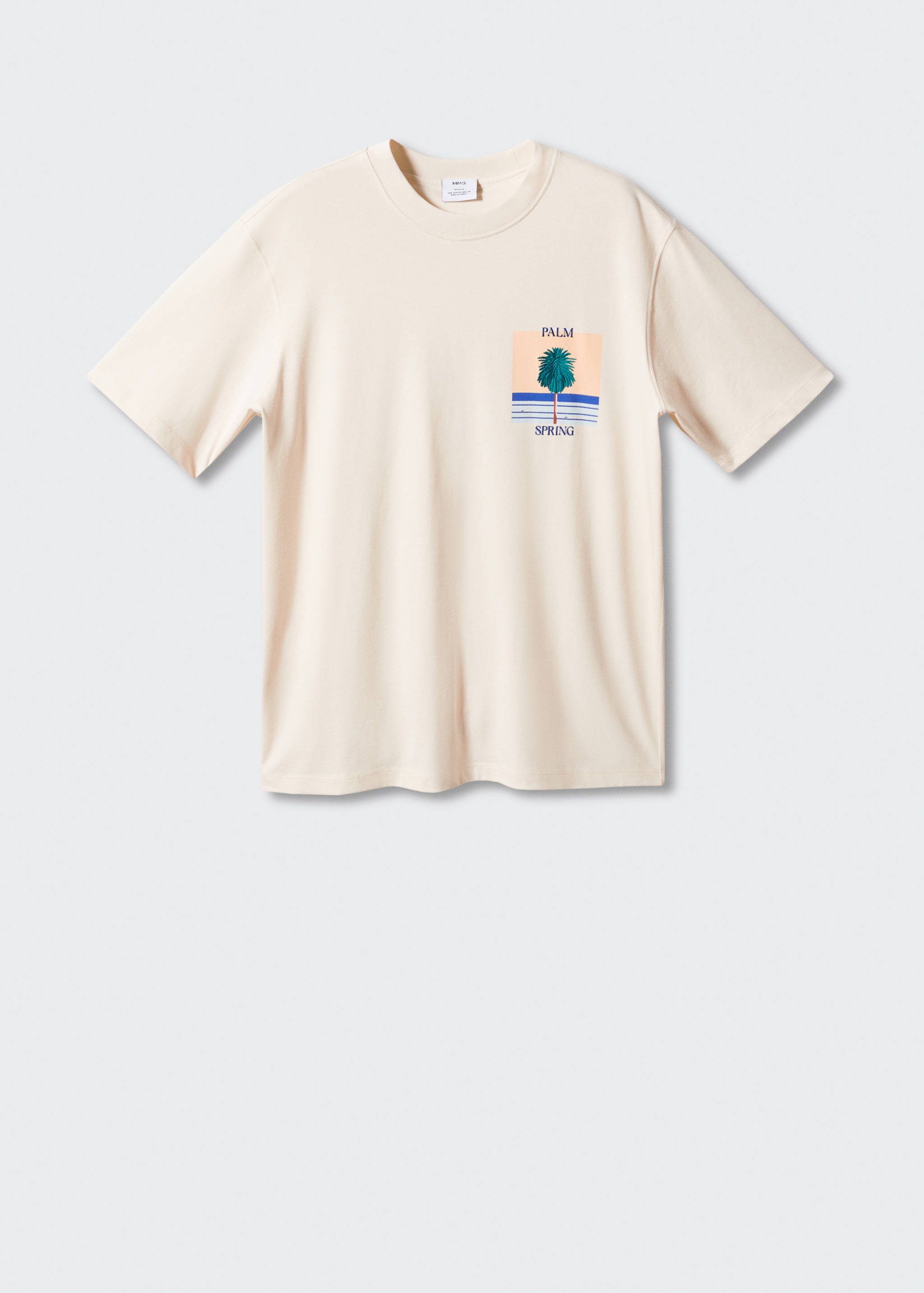 100% cotton printed t-shirt - Article without model