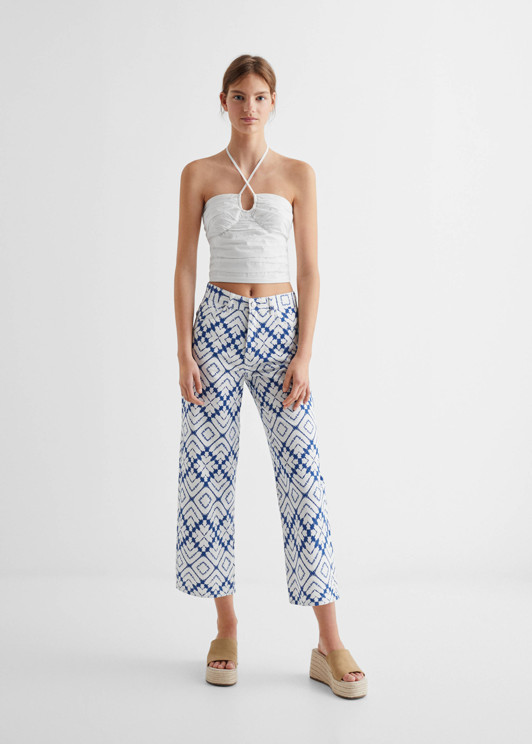 100% cotton crop top - General plane