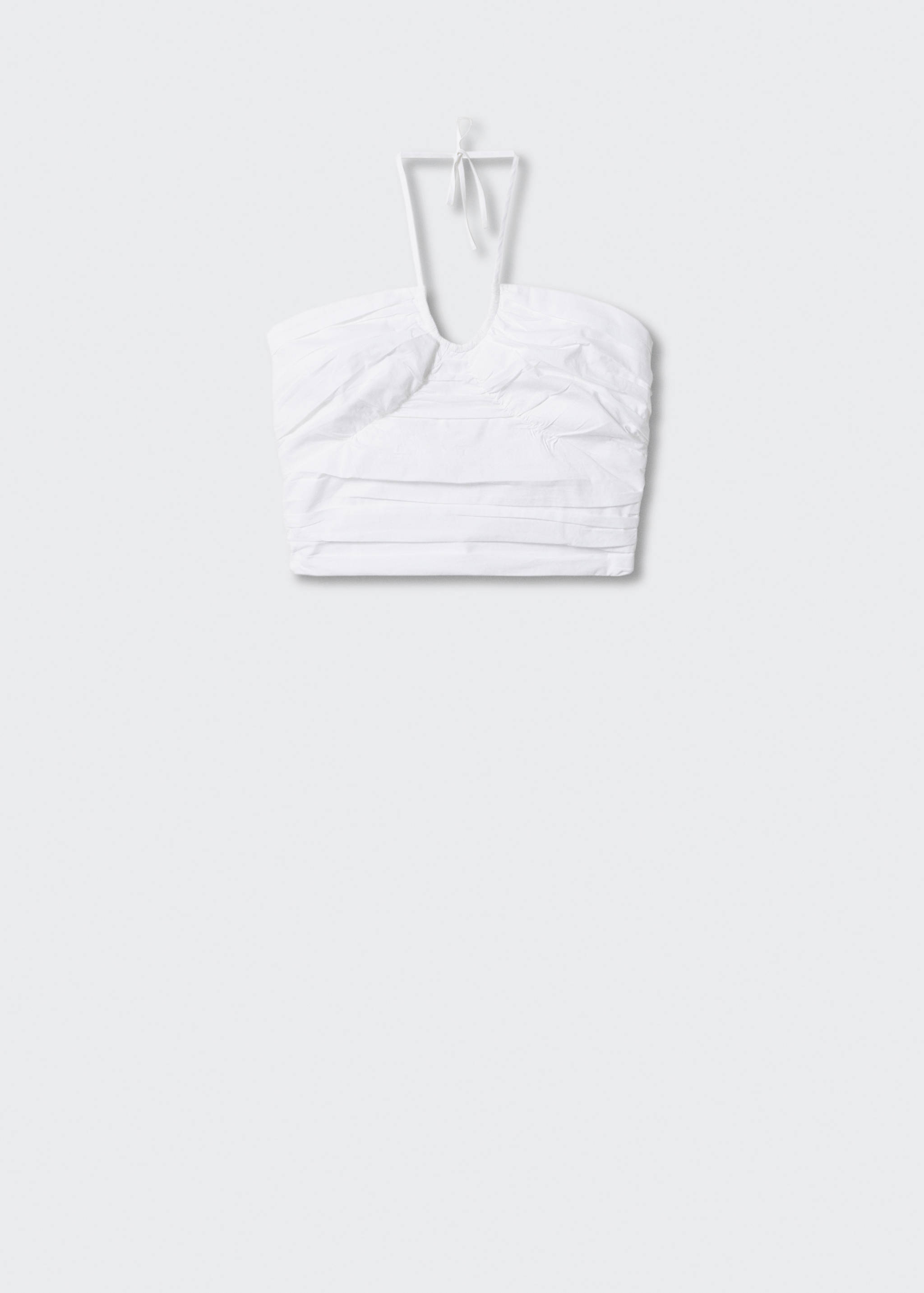 100% cotton crop top - Article without model