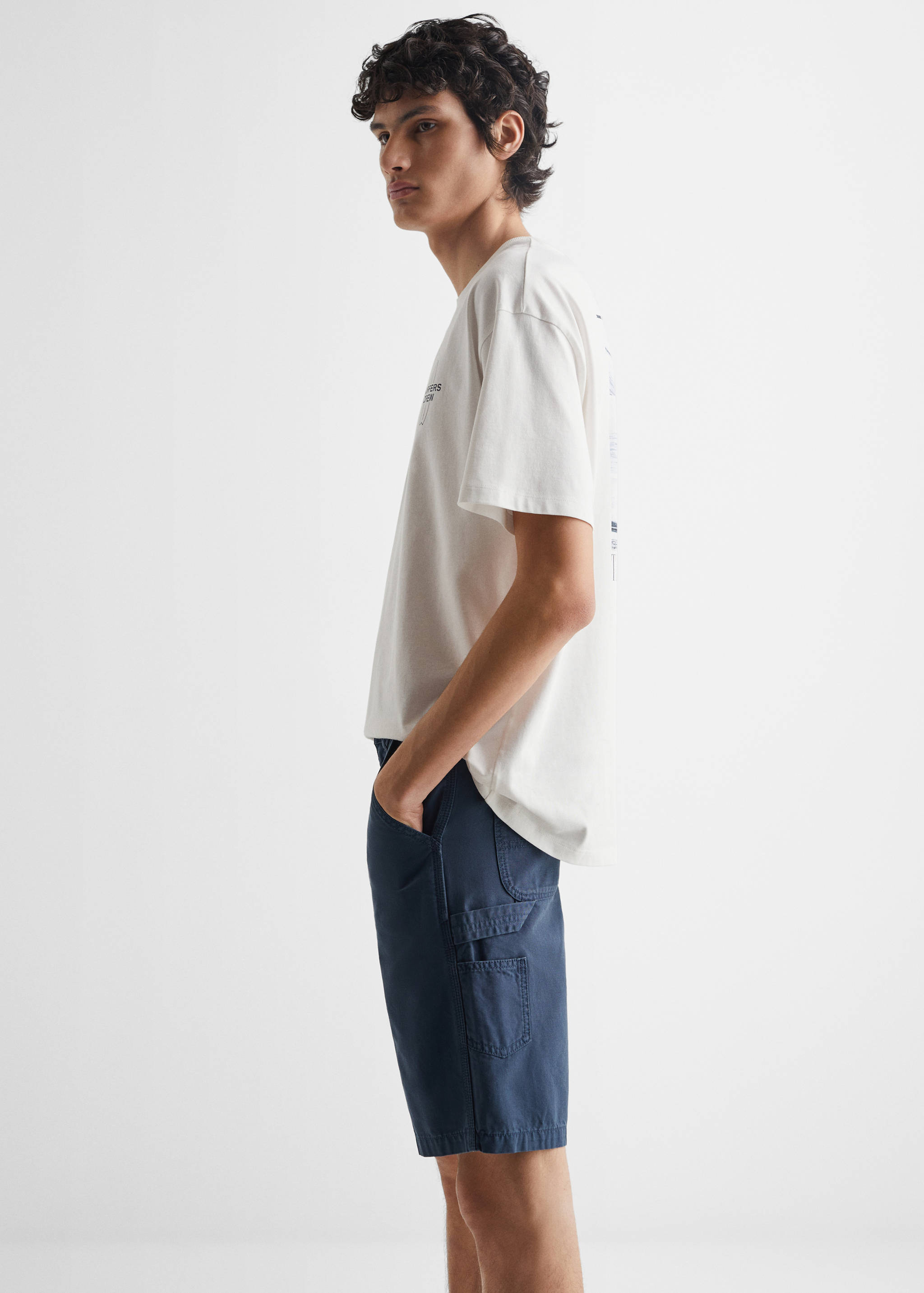 Bermuda coton - Plan moyen