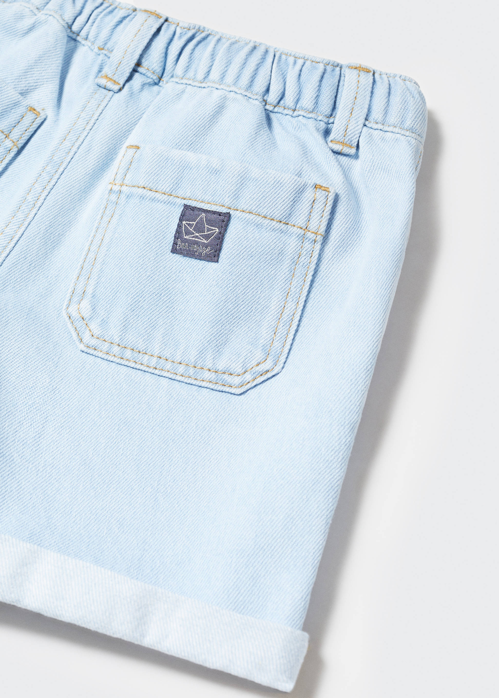 Cotton Bermuda shorts - Details of the article 0