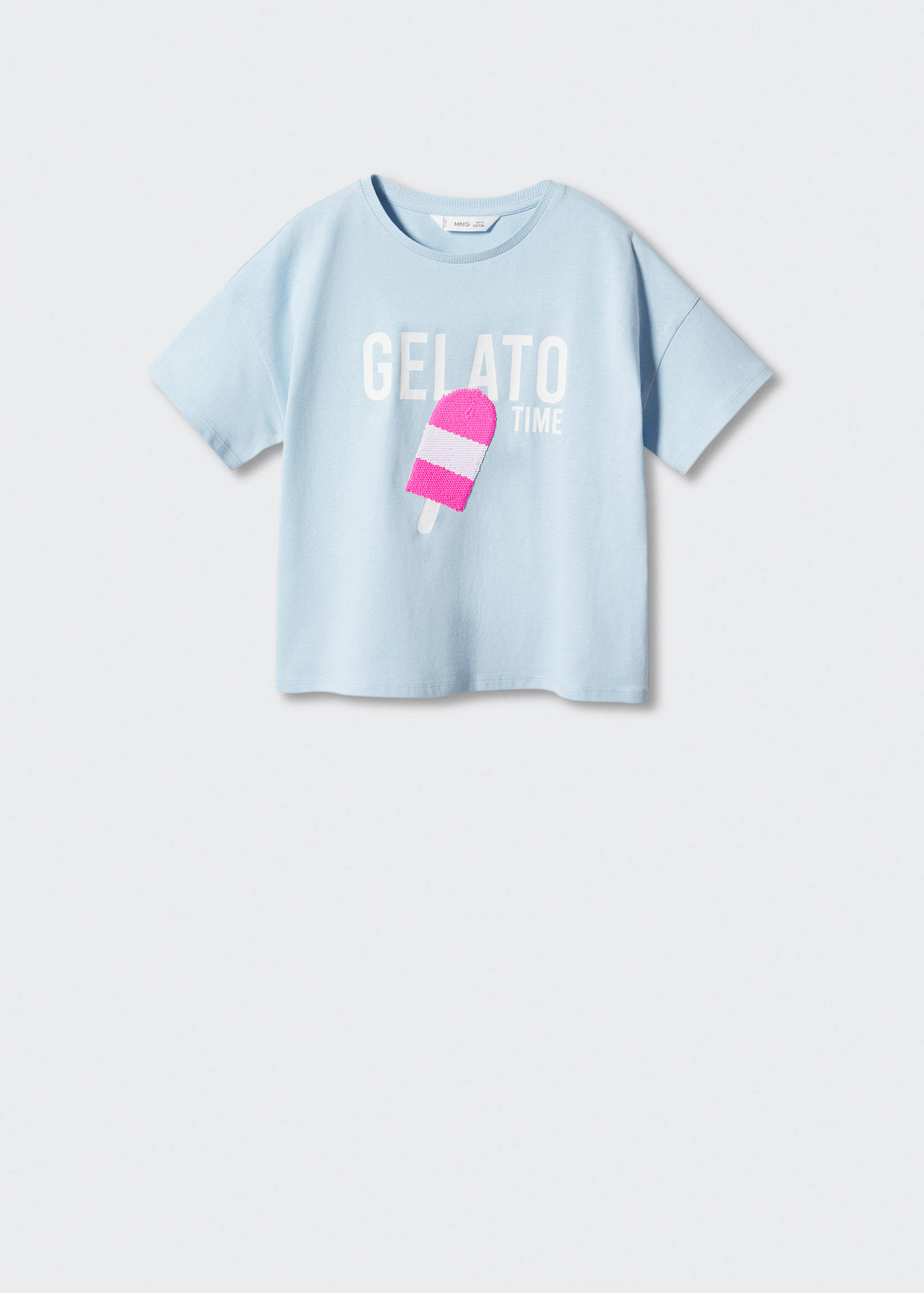 Reversible sequins T-shirt - Article without model