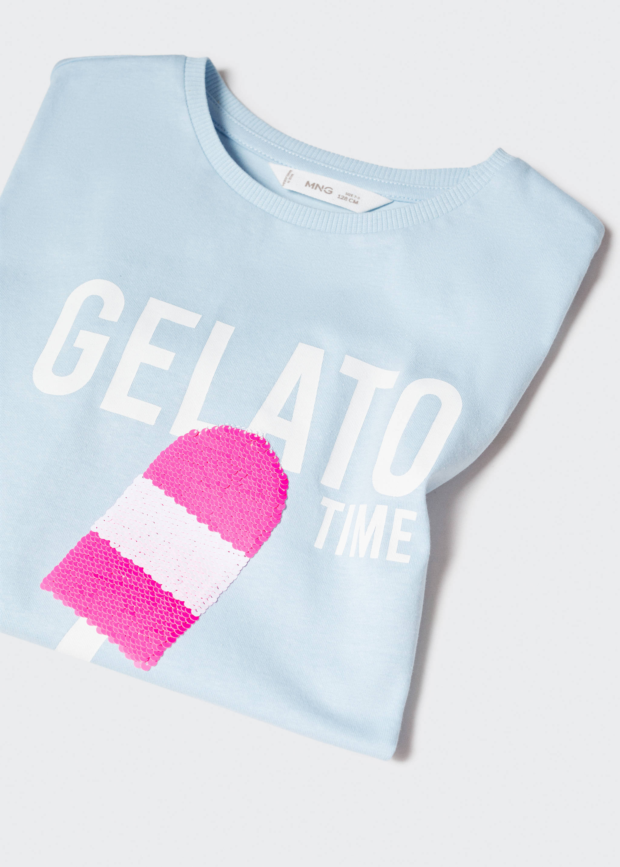 Reversible sequins T-shirt - Details of the article 8