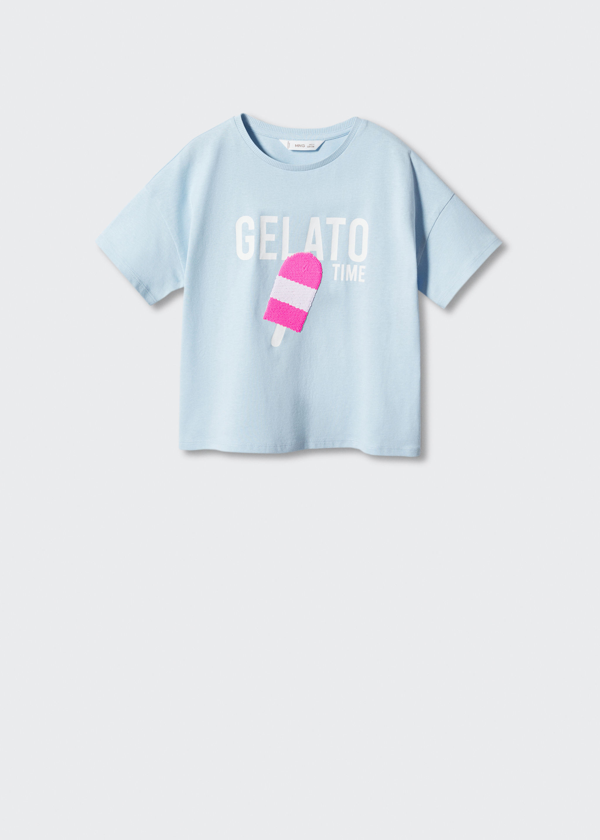 Reversible sequins T-shirt - Article without model