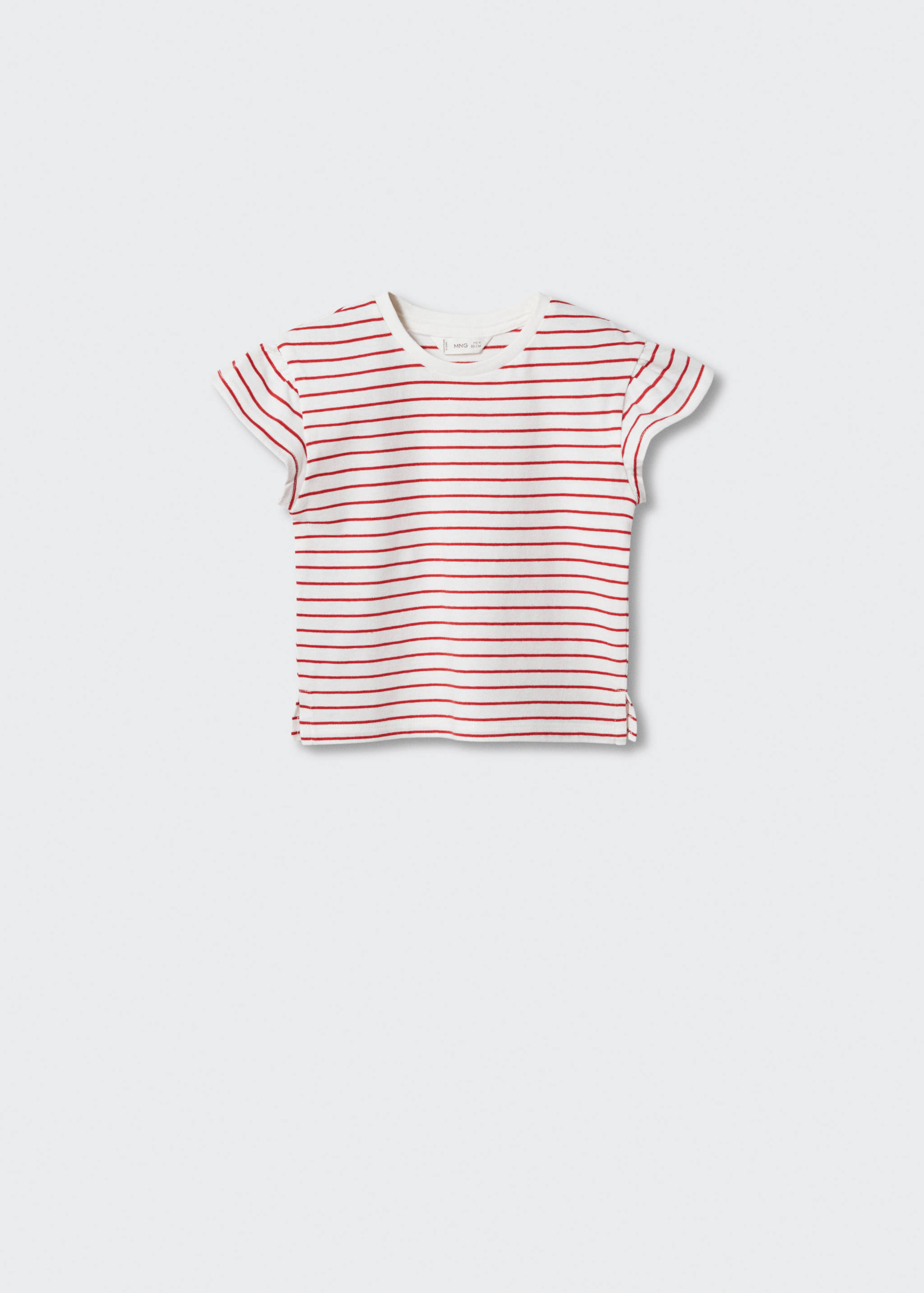 T-shirt coton à rayures - Article sans modèle