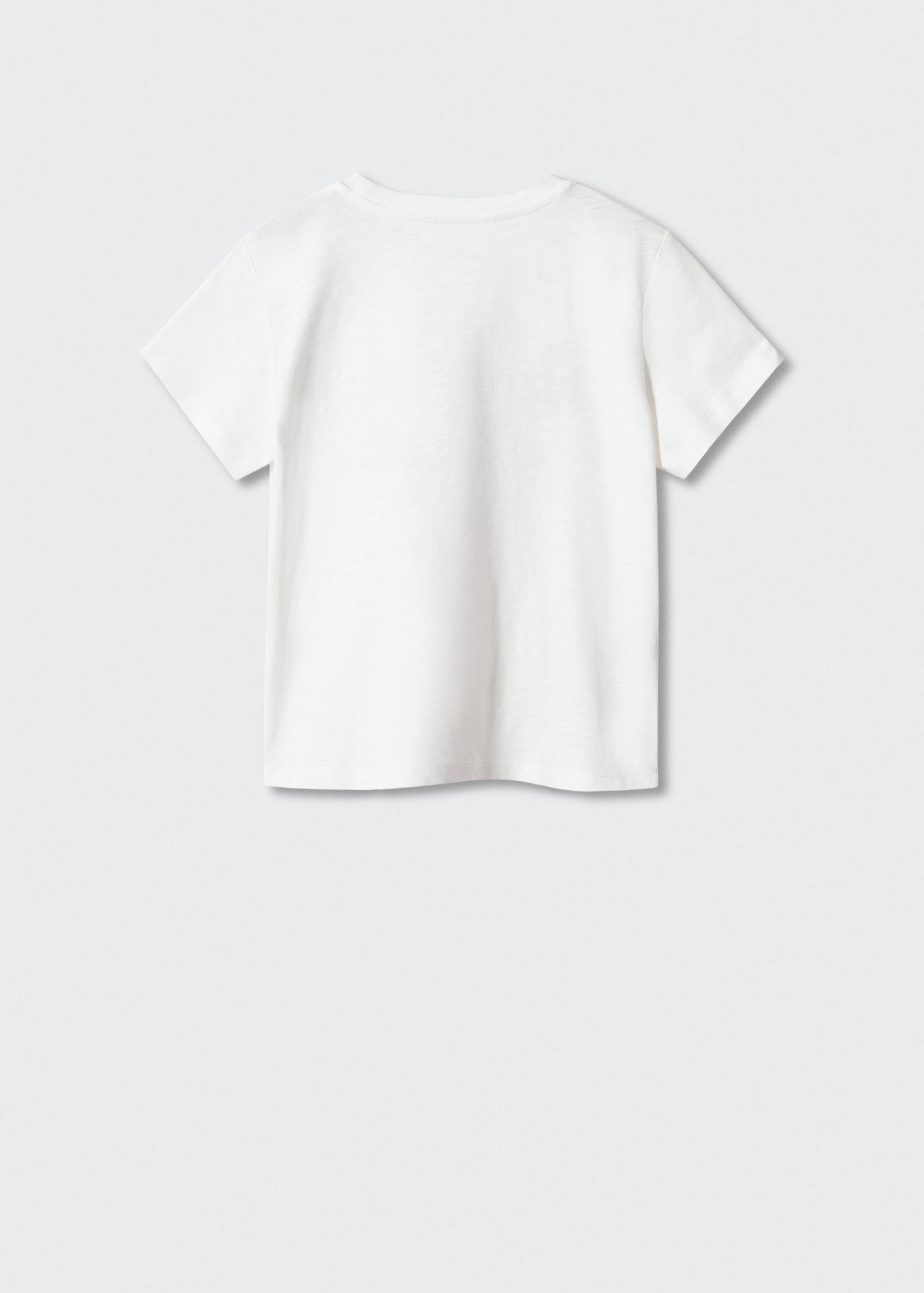 Embossed printed t-shirt - Reverse of the article