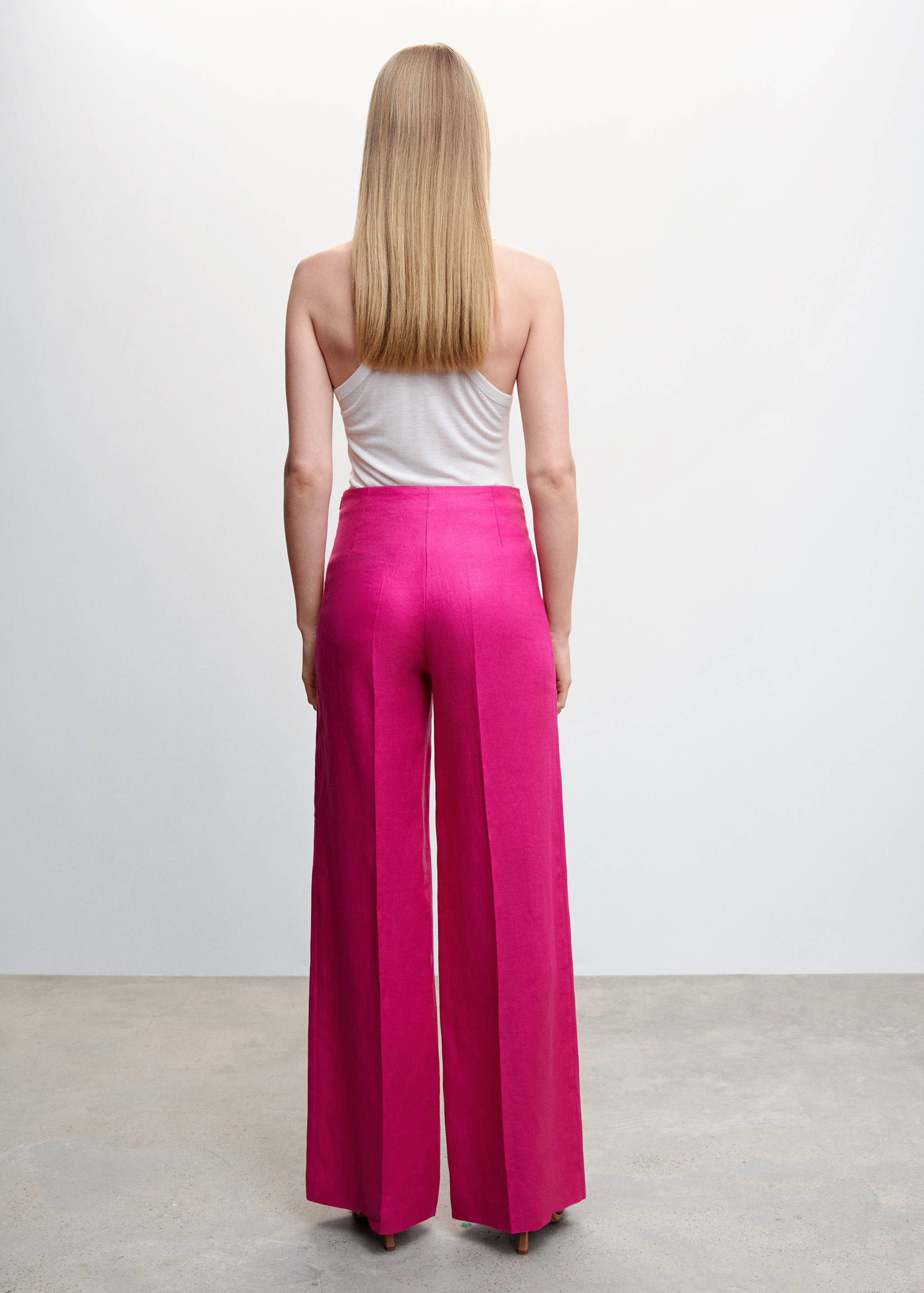 Anzughose aus Leinen - Rückseite des Artikels