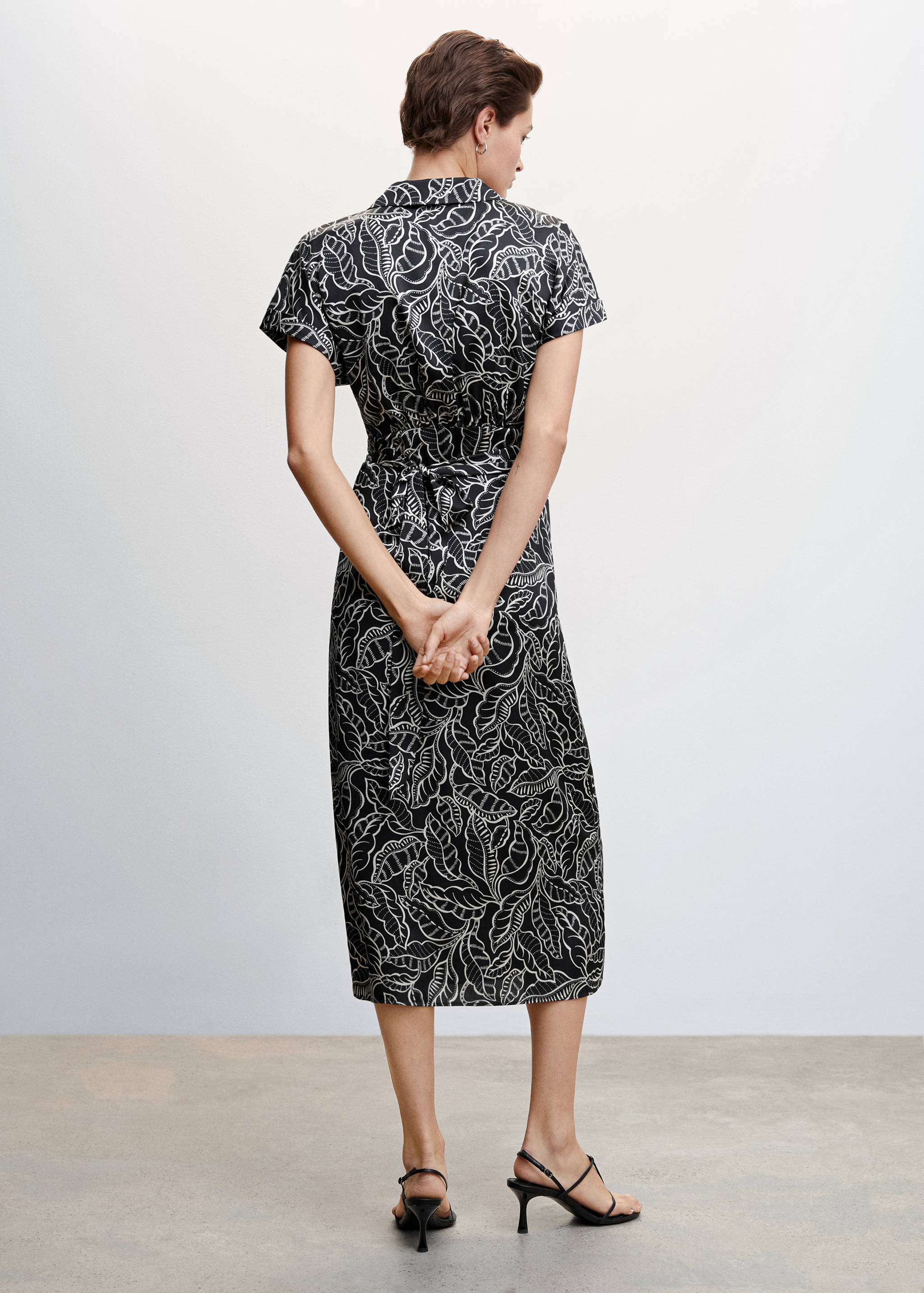 Robe cache-cœur imprimée - Verso de l’article