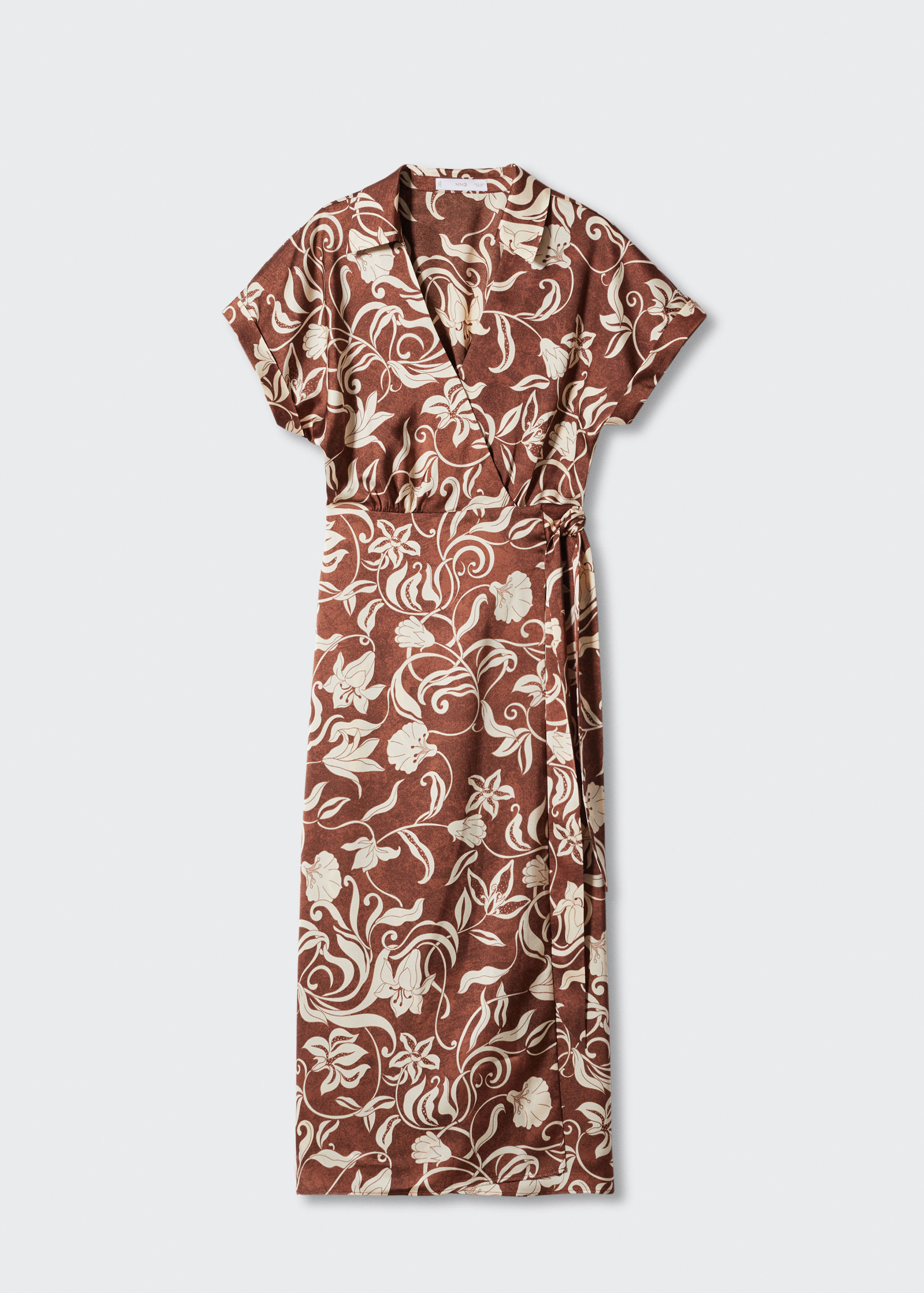 Vestido cruzado estampado - Artículo sin modelo