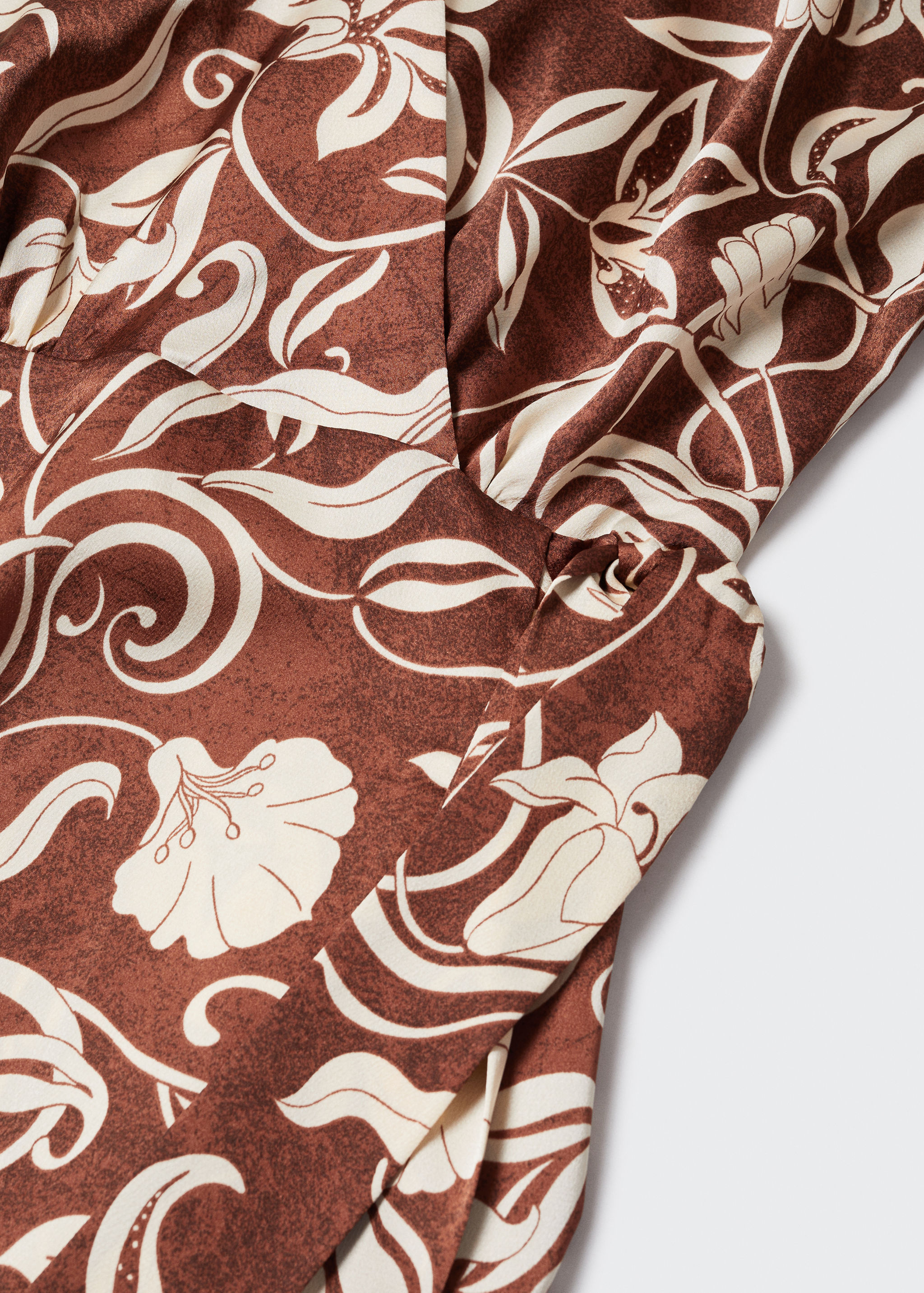 Vestido cruzado estampado - Detalle del artículo 8