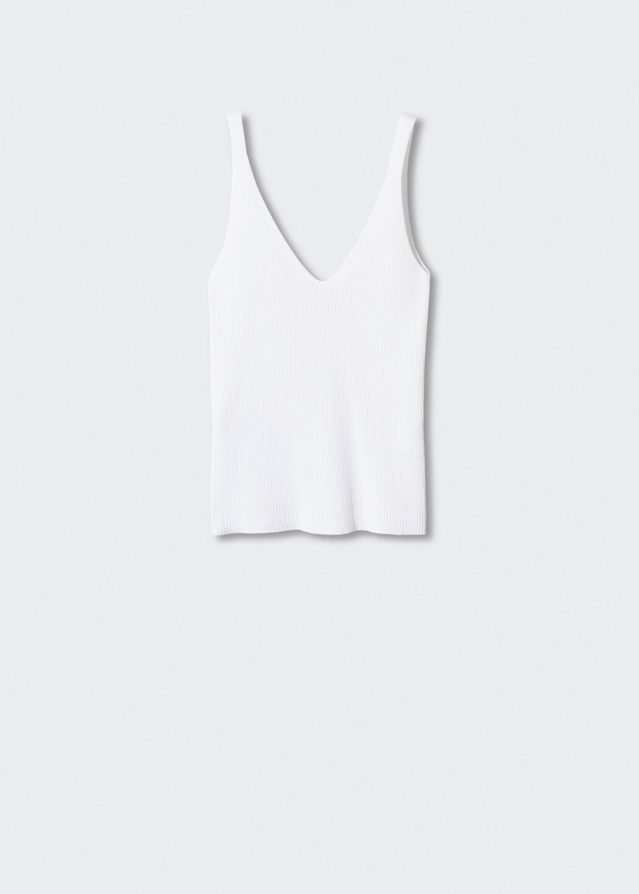 Top punto escote pico - Artículo sin modelo