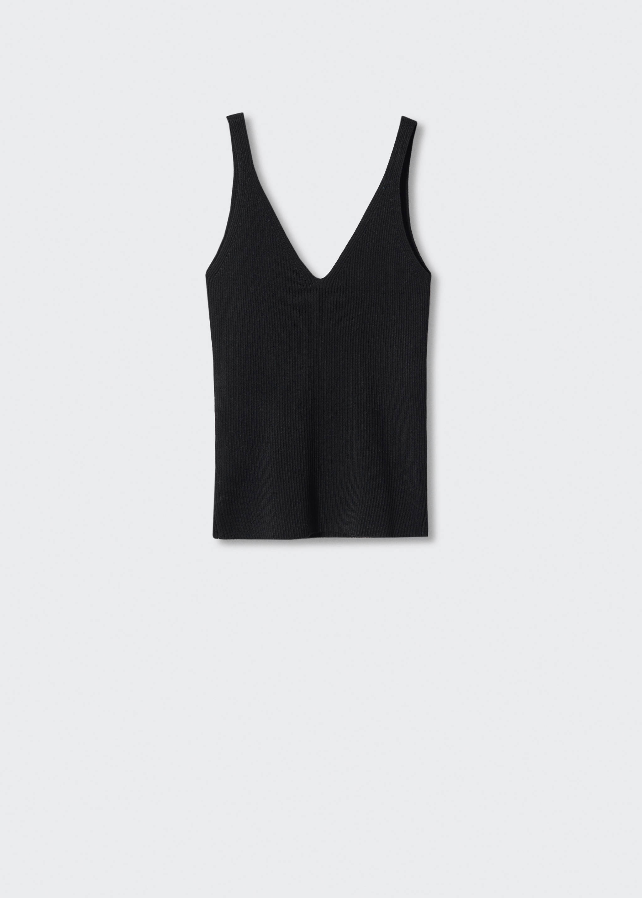 Top punto escote pico - Artículo sin modelo