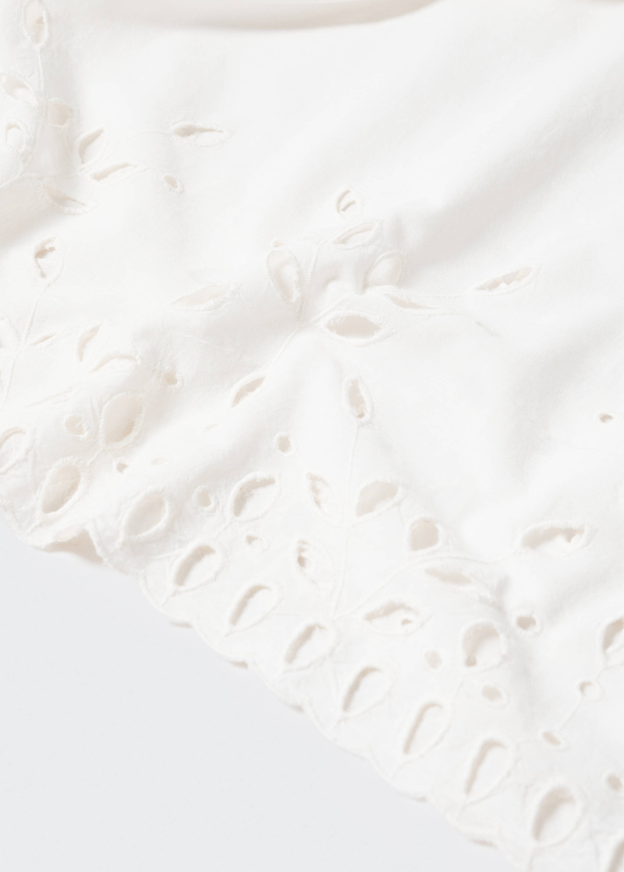 Openwork detail shirt dress - Details of the article 8