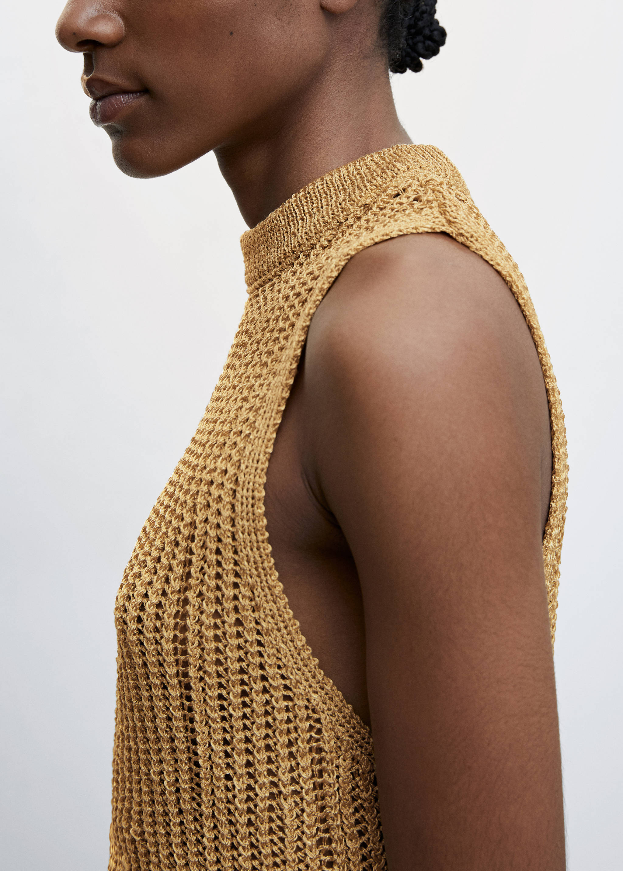 Top de malha com gola perkins - Pormenor do artigo 6