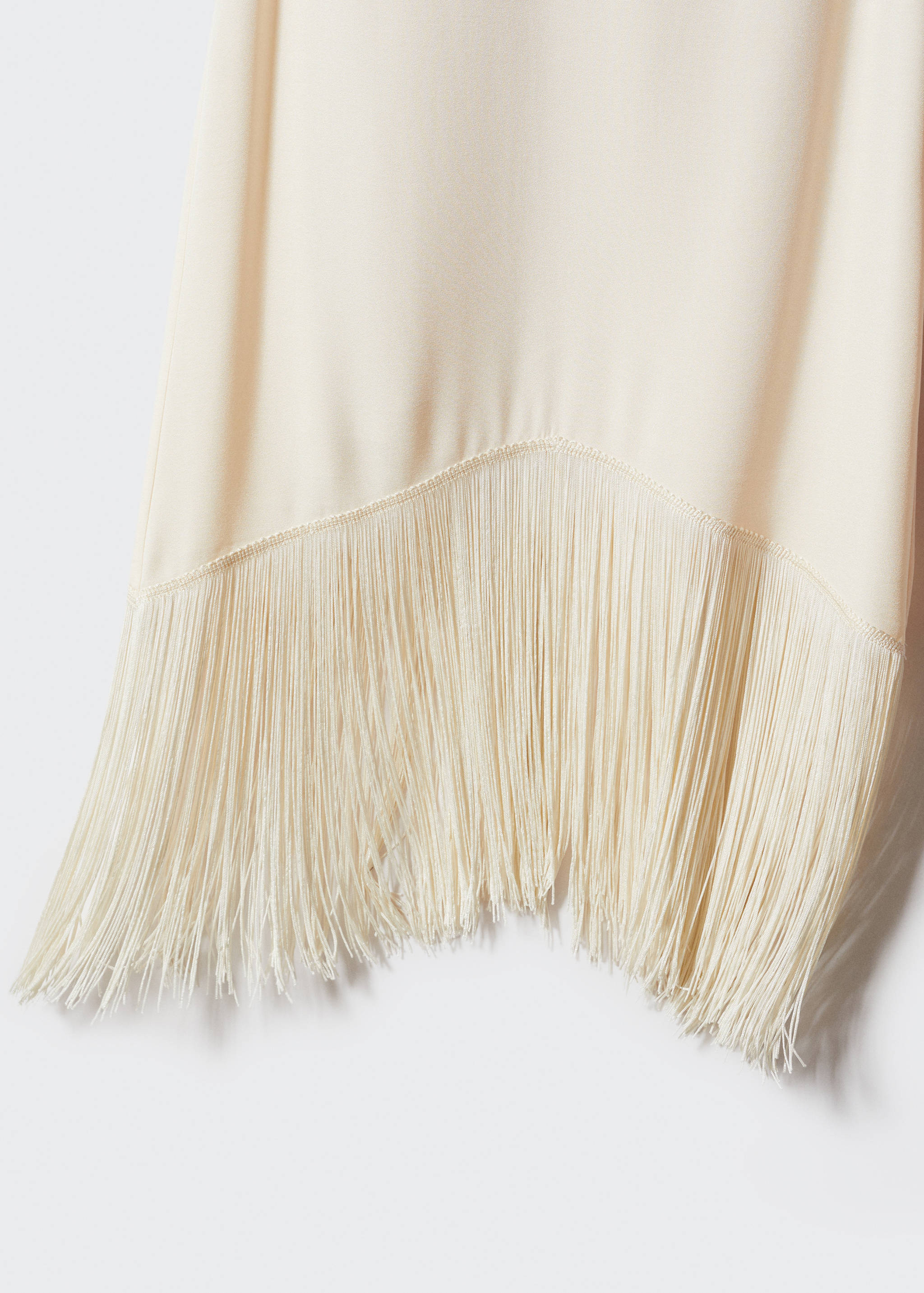 Vestido flecos cuello halter - Detalle del artículo 8