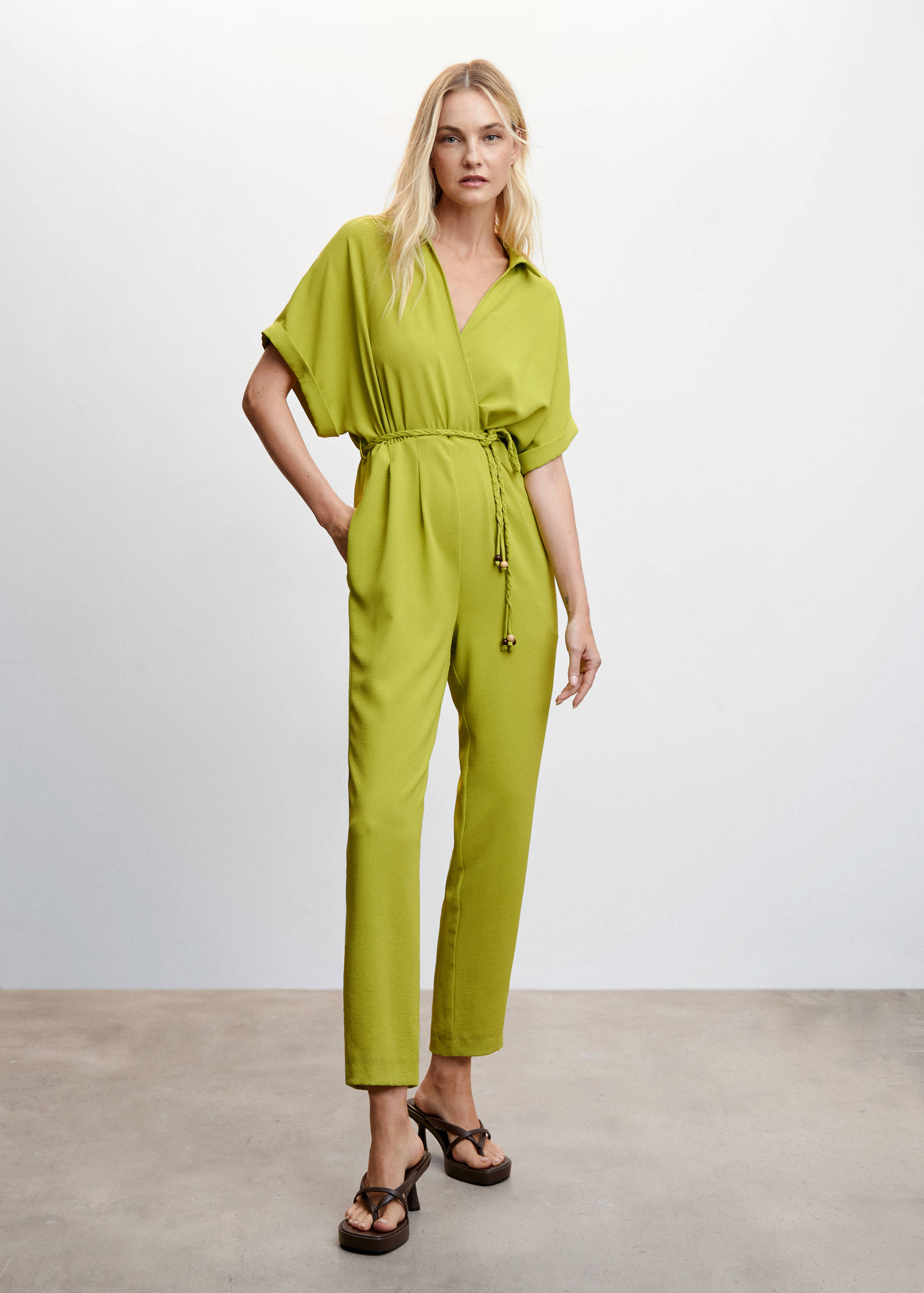 Lace shirt jumpsuit - General plane