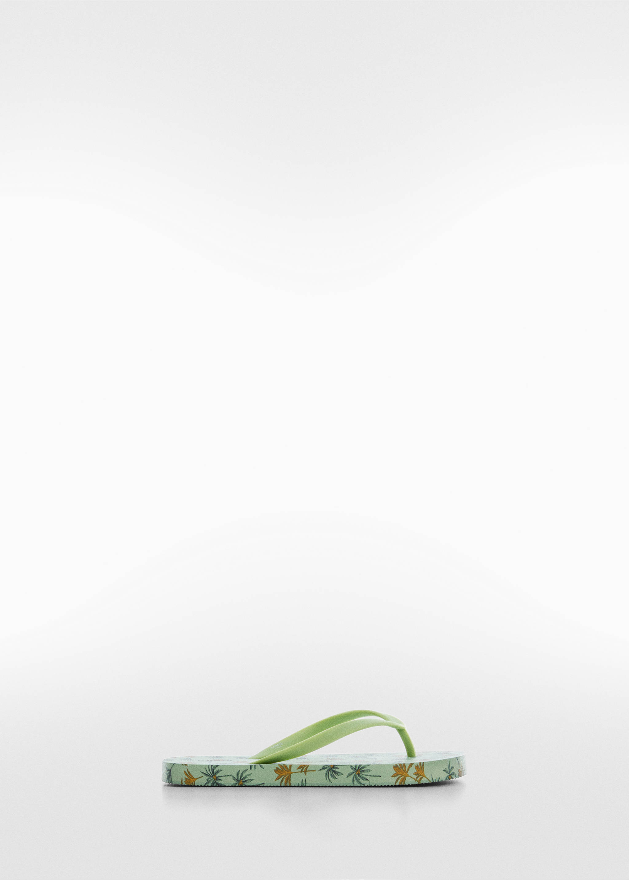 Palm tree flip-flops - Article without model, Green. Ref: 47017829-00.